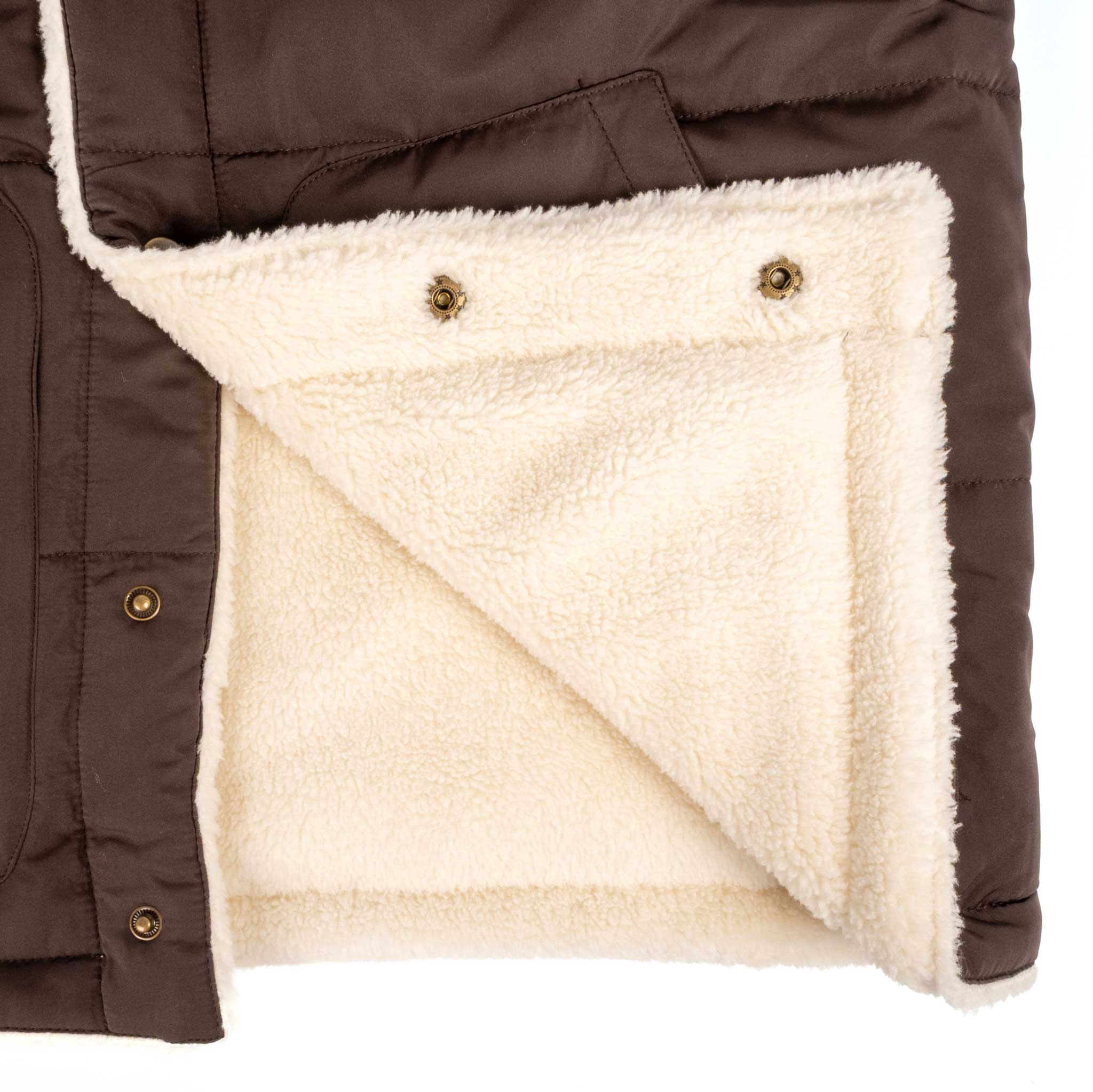 Rock & Roll Denim Men's Berber Lined Puffer Vest - FINAL SALE - Image 3