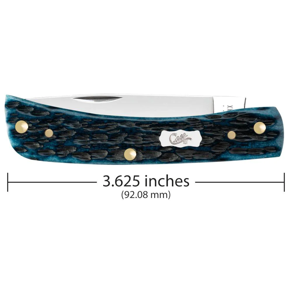 Case Pocket Worn Mediterranean Blue Sod Buster Jr - Image 2