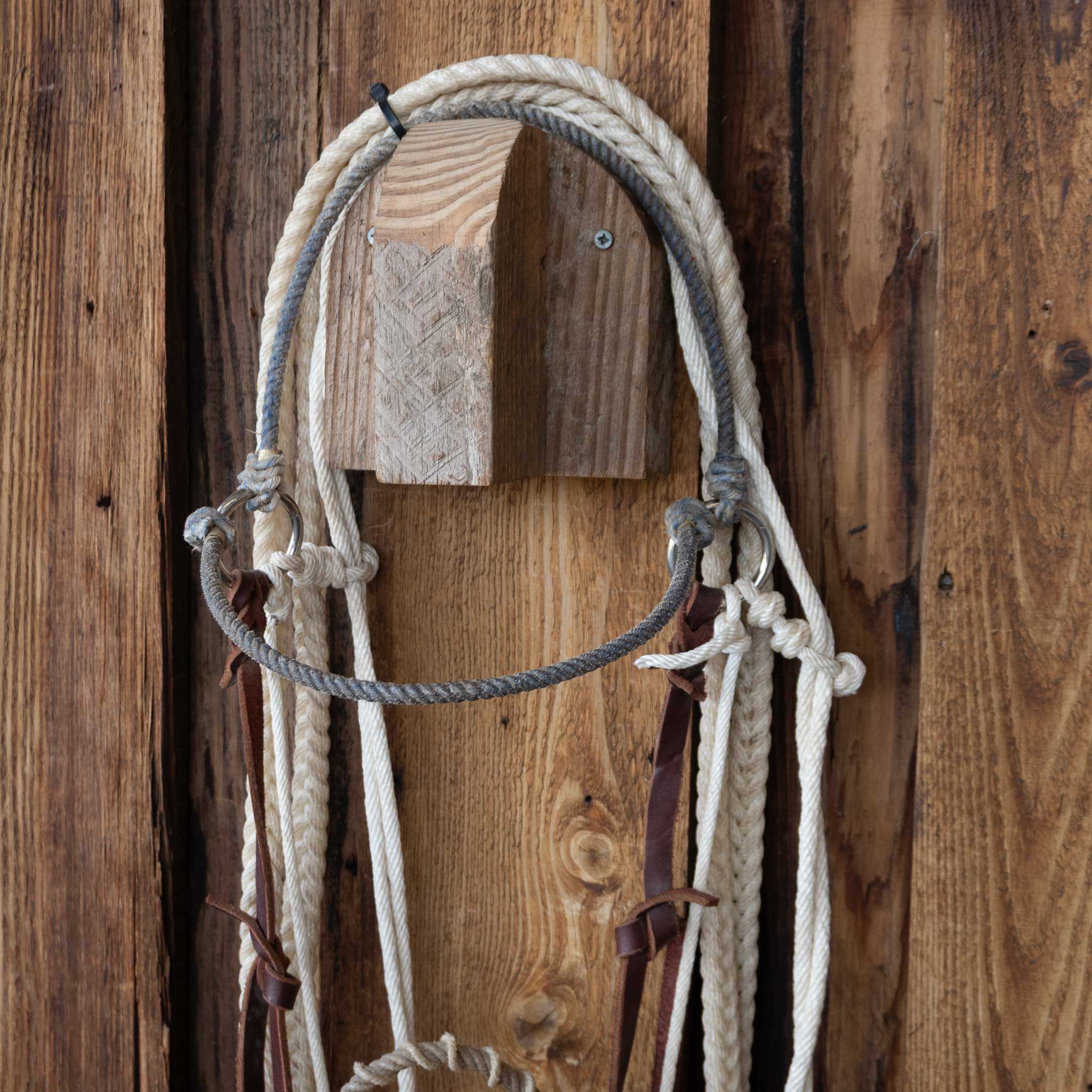 Quick Stop Hackamore w/Lariat Browband Headstall - Image 3
