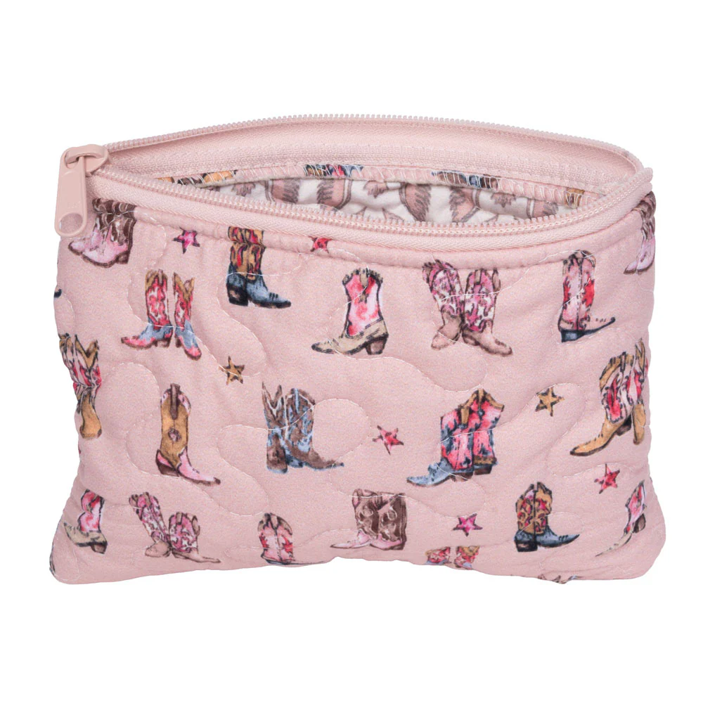 Thunderbird Boots Small Quilted Make Up Bag - Image 2