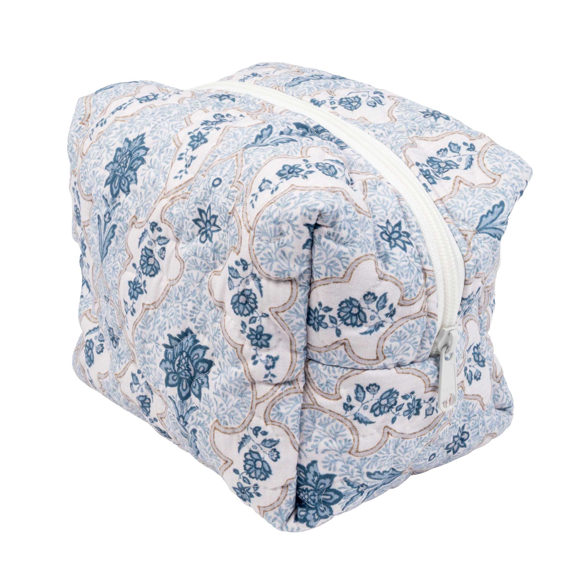Quinn Navy Large Makeup Bag - Image 2