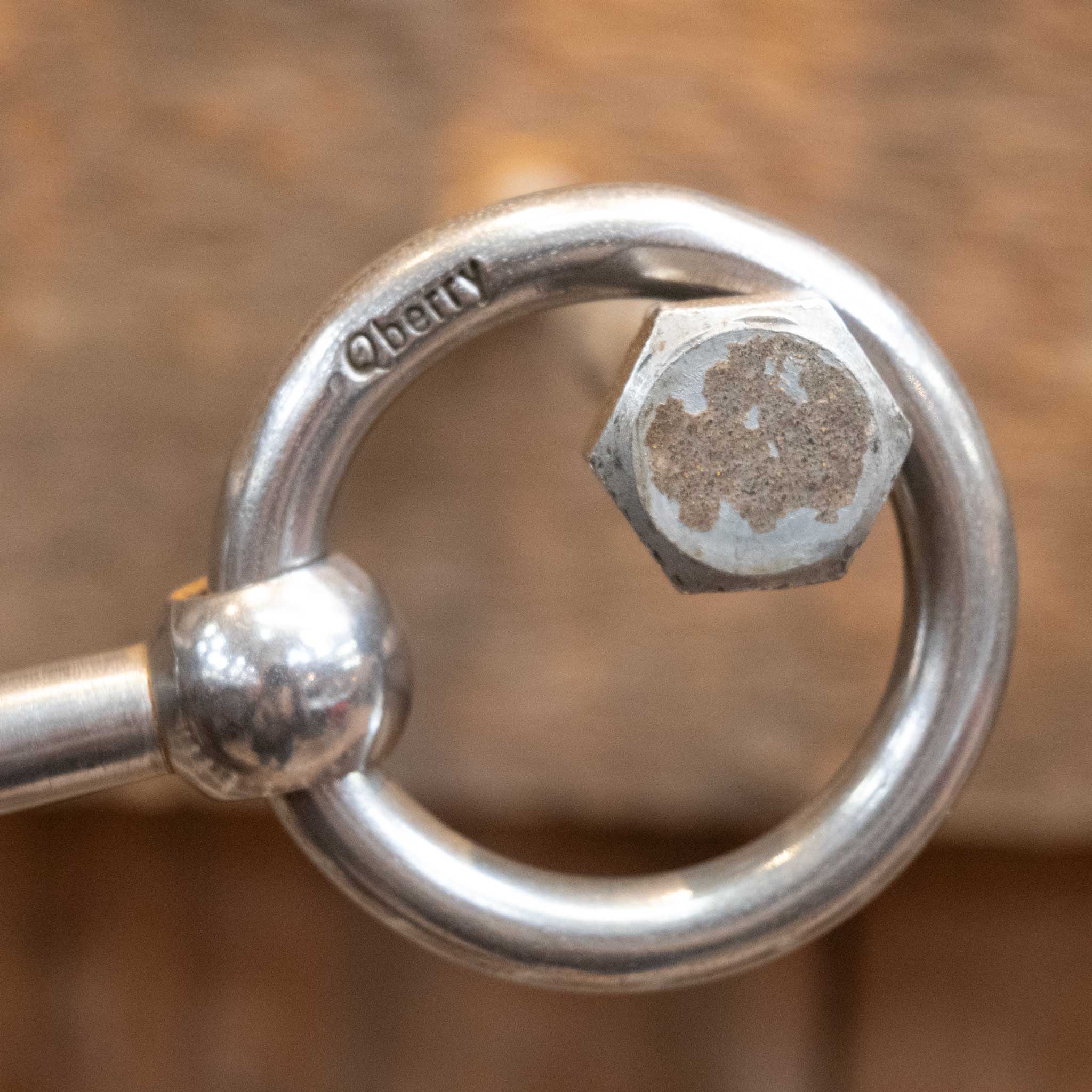 Quisenberry 2" O-Ring Barely Legal Straight Tapared Snaffle Bit - Image 4
