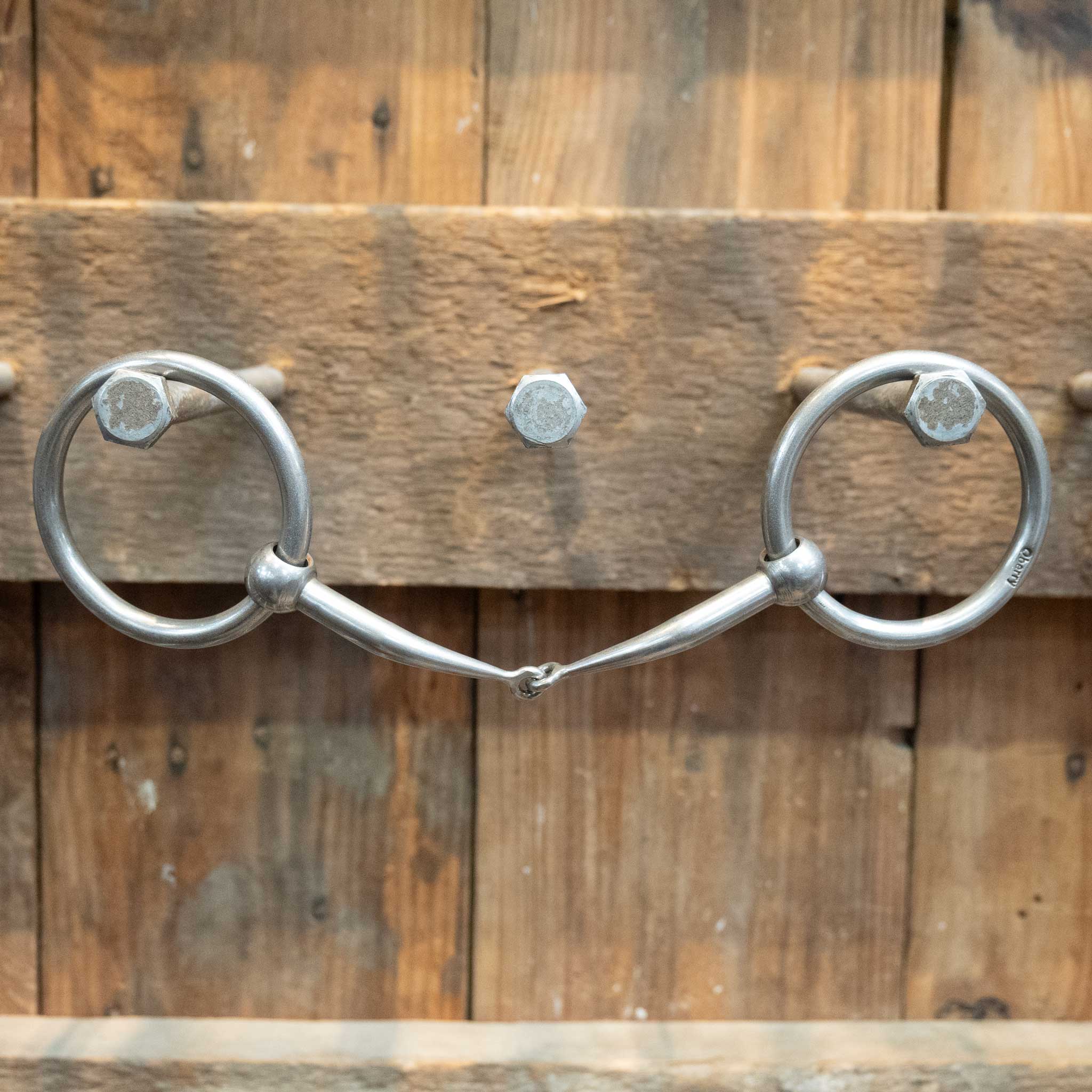 Quisenberry O-Ring Barely Legal Straight Heavy Snaffle Bit