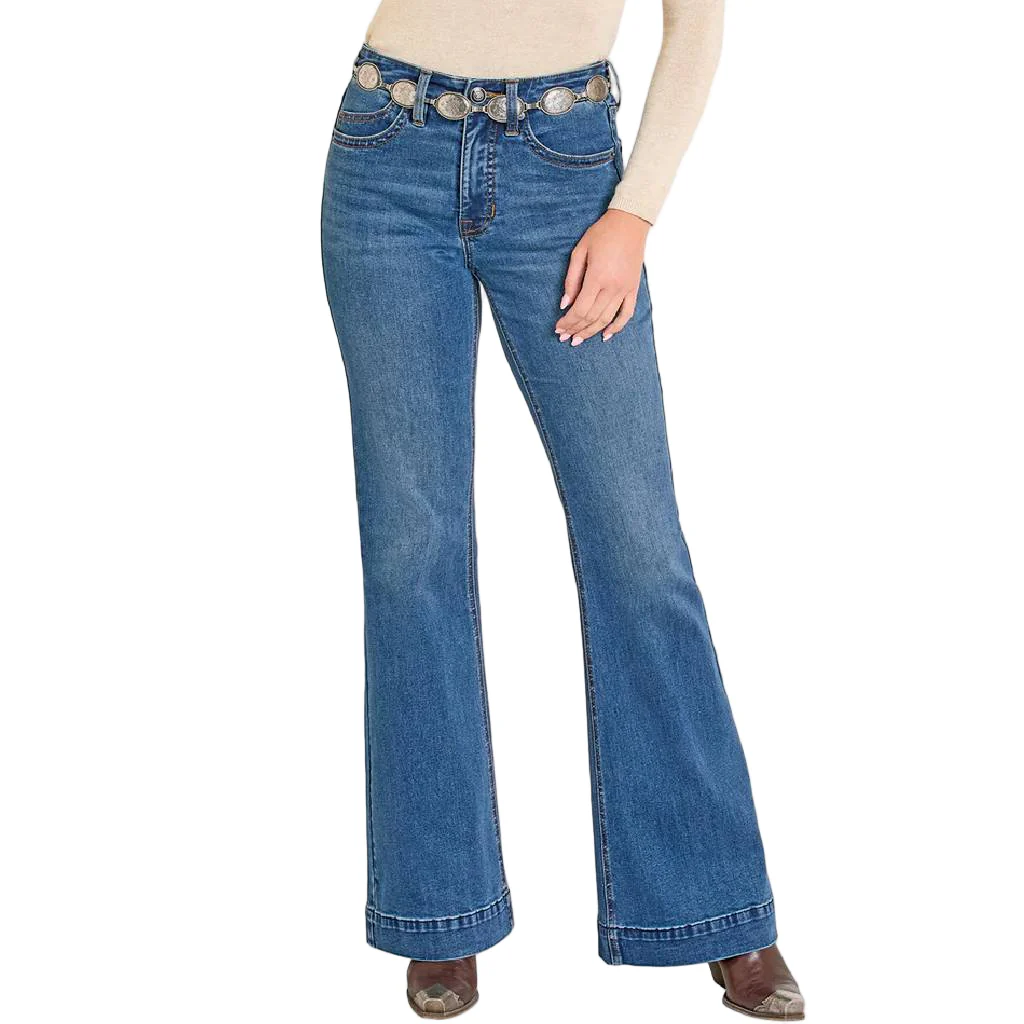 Rock & Roll Denim Women's Raised Boot Stitch Trouser