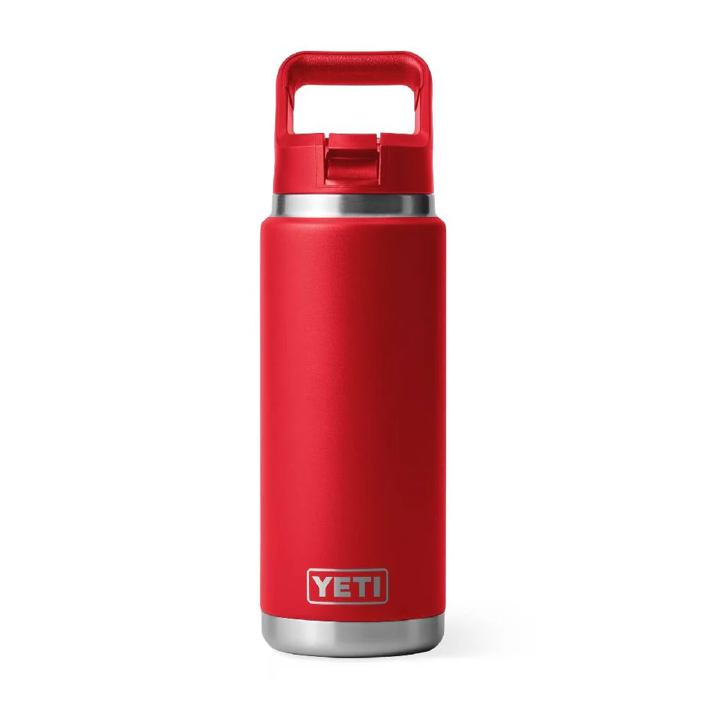 Yeti Rambler 26oz Water Bottle - Rescue Red