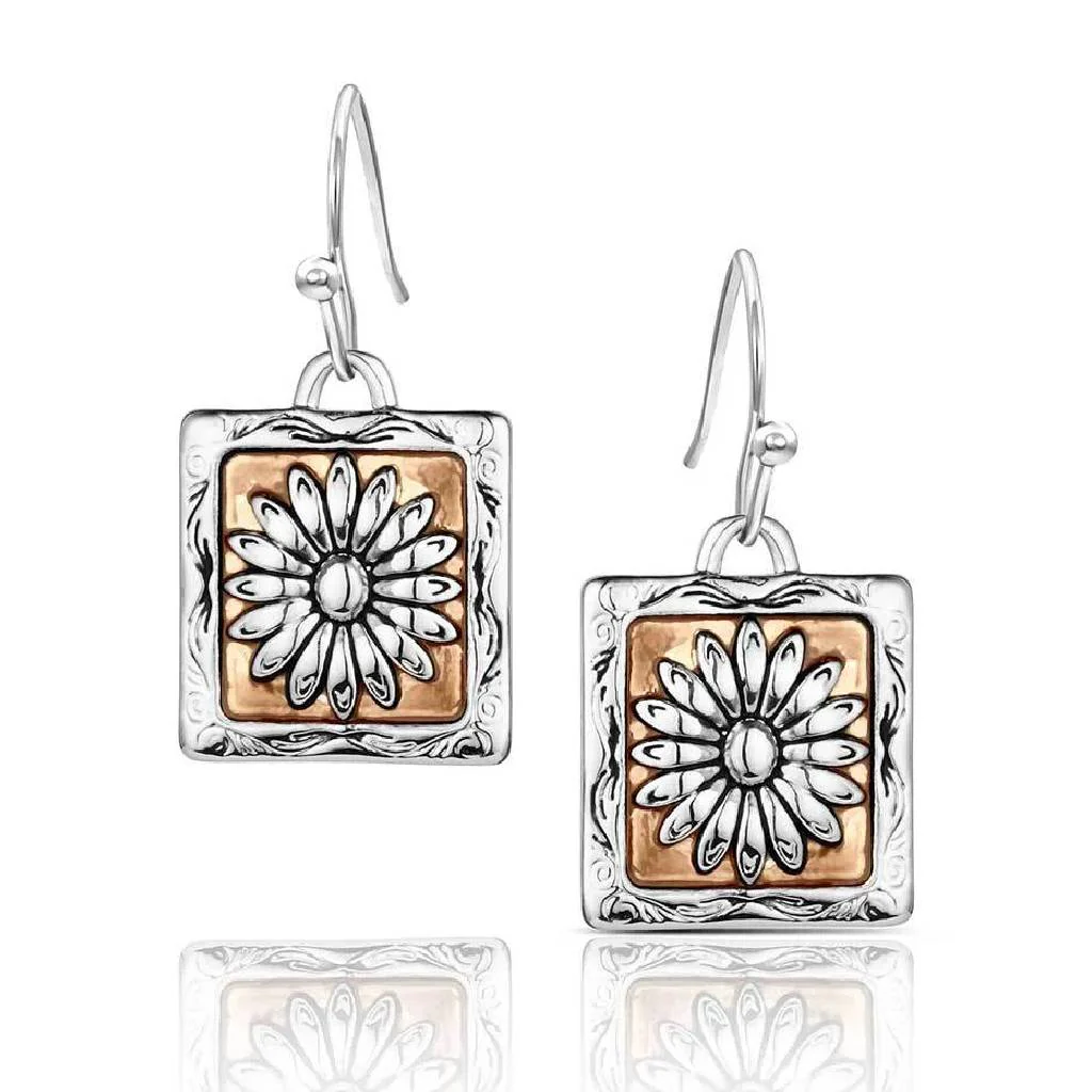 Montana Silversmiths Ranch House Floral Earrings