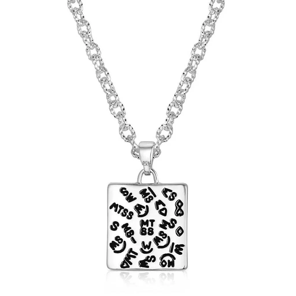 Montana Silversmiths Ranch House Floral Necklace - Image 2