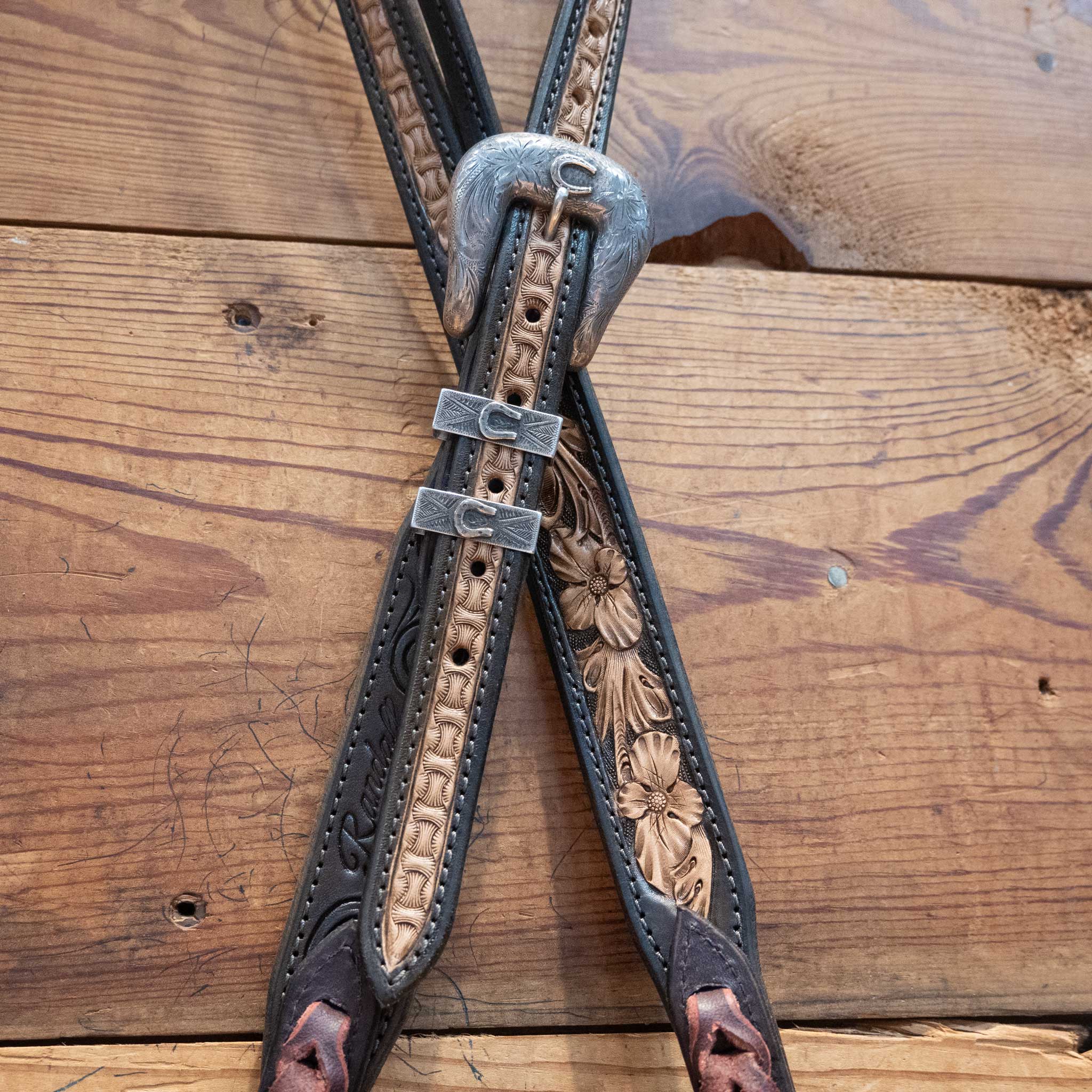 Randall Top Shelf Leather Split Ear w/Sunset Trails Buckle - Image 2