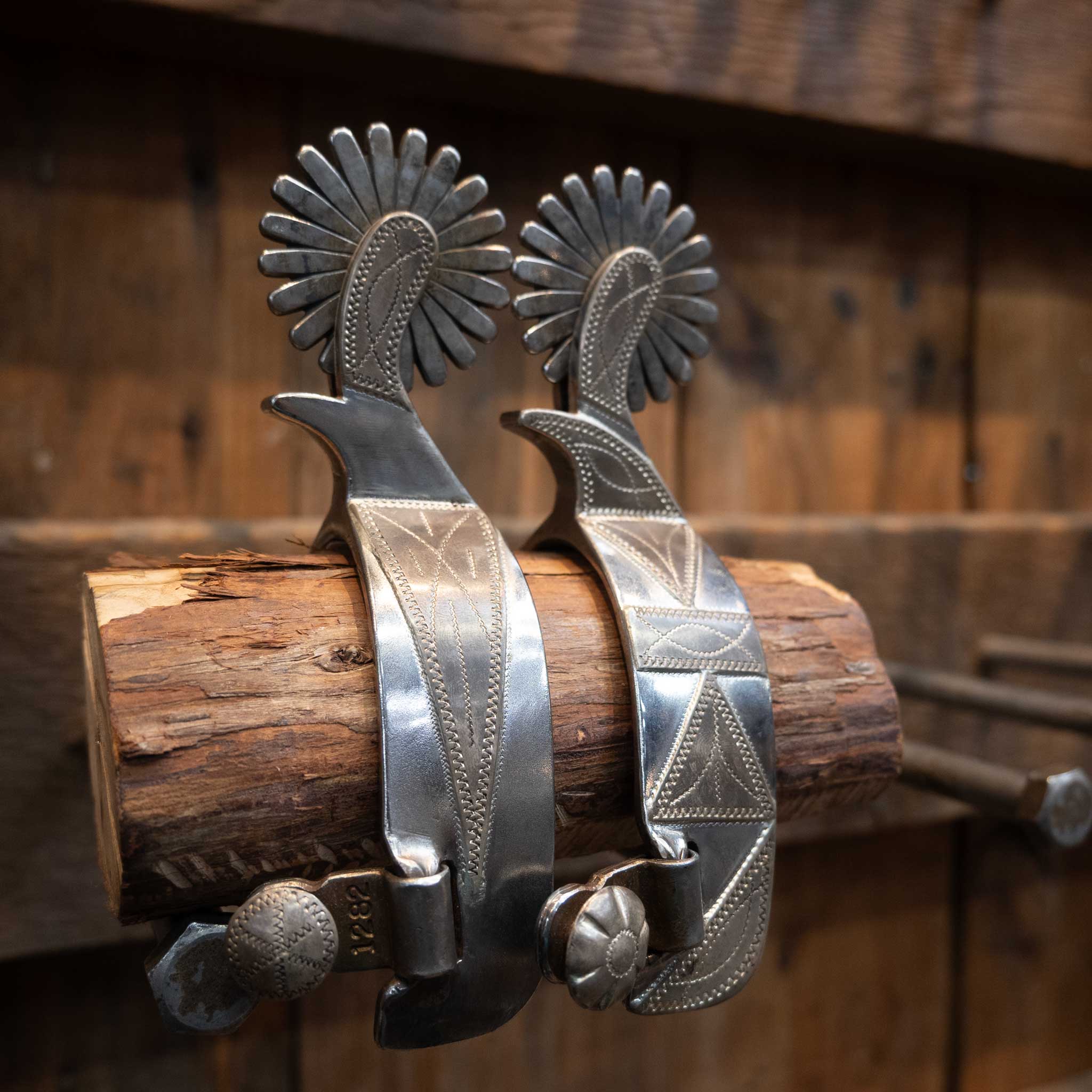 Ray Anderson #1282 Mounted Silver Spur 1513