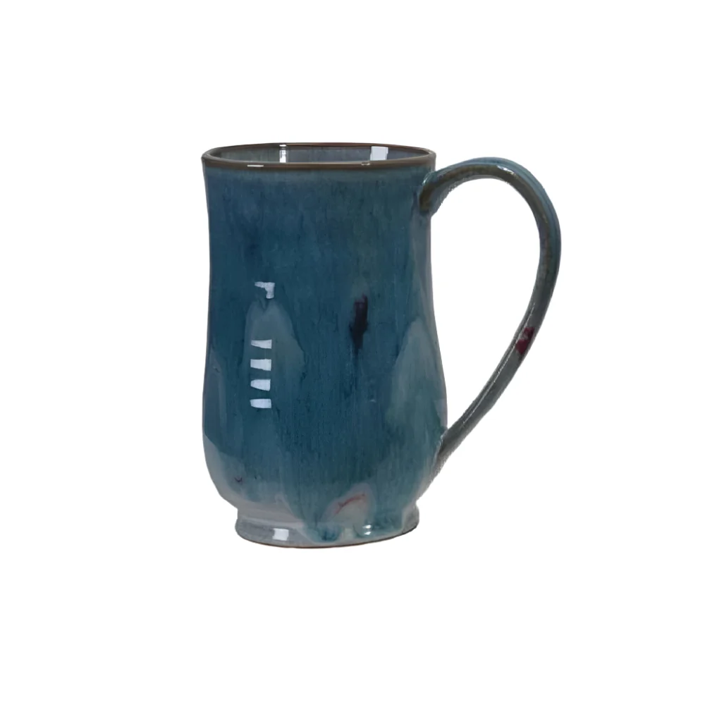 Reactive Glaze Stoneware Mug - 20 oz - Image 5