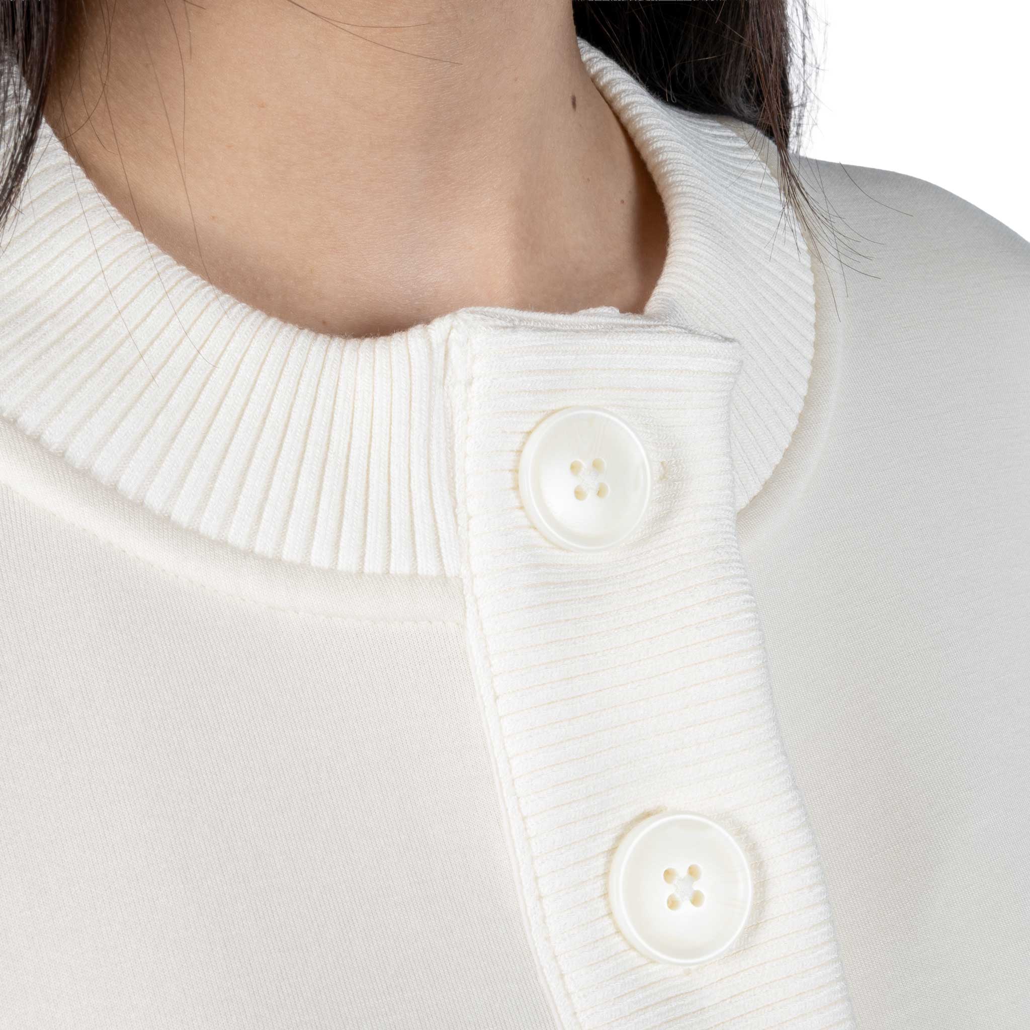 Reena Button Front Sweater - Pristine - Image 3