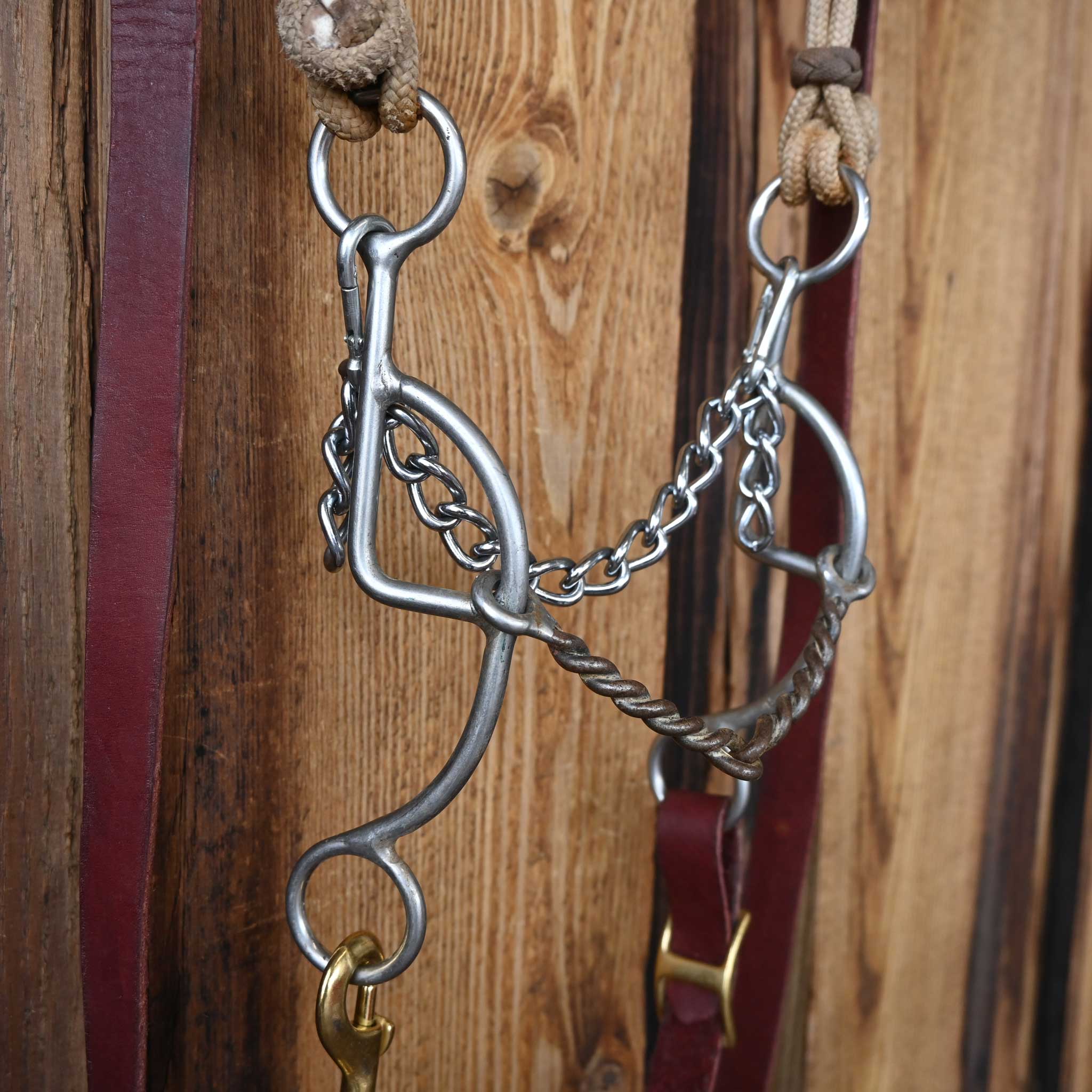 Reinsman Twisted Wire Snaffle Gag Bridle Rig