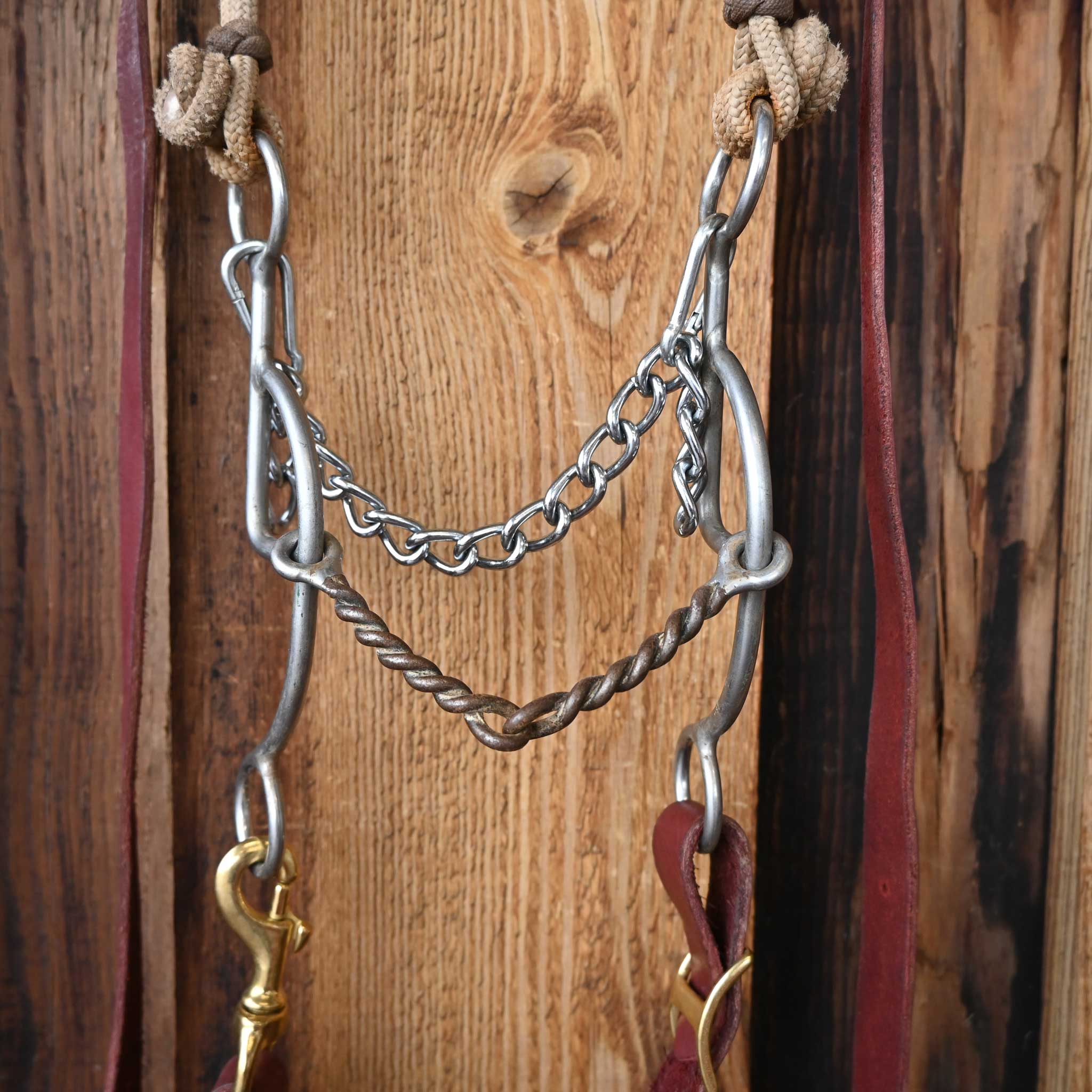 Reinsman Twisted Wire Snaffle Gag Bridle Rig - Image 2