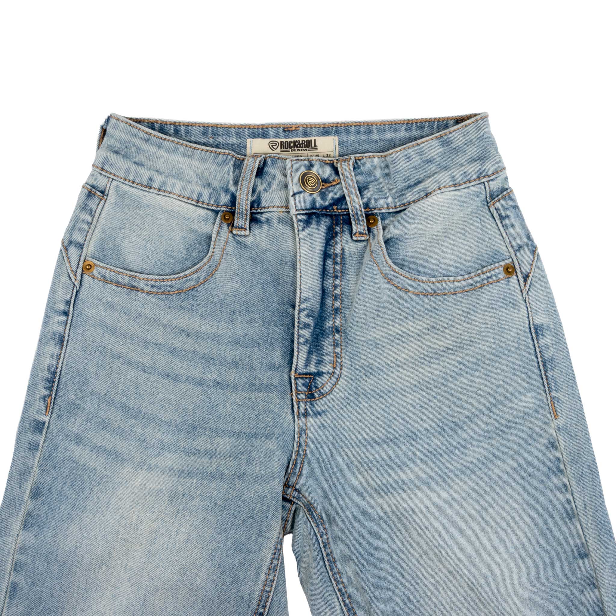 Rock & Roll Denim Women's Released Hem High Rise Trouser - Image 2
