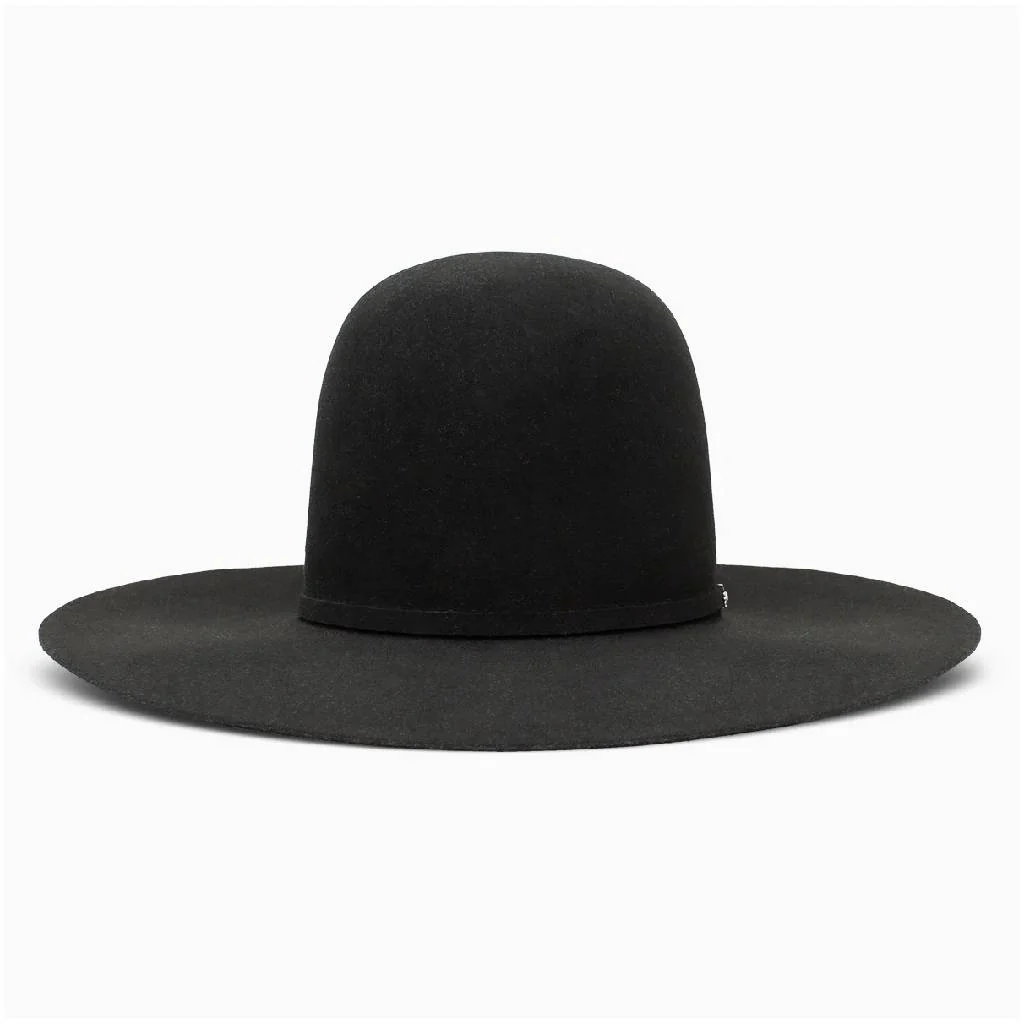 Resistol 100X Open Crown Felt Hat - Black - Image 2