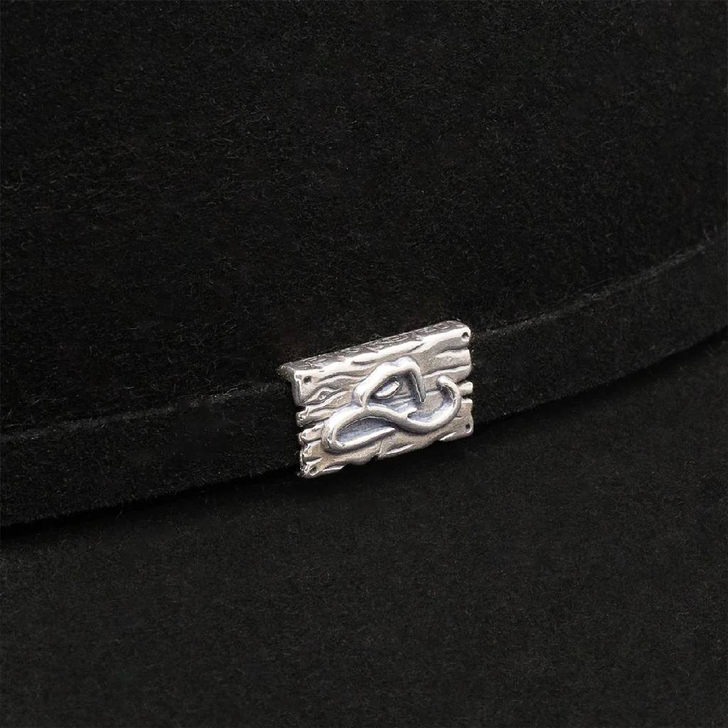 Resistol 100X Open Crown Felt Hat - Black - Image 3
