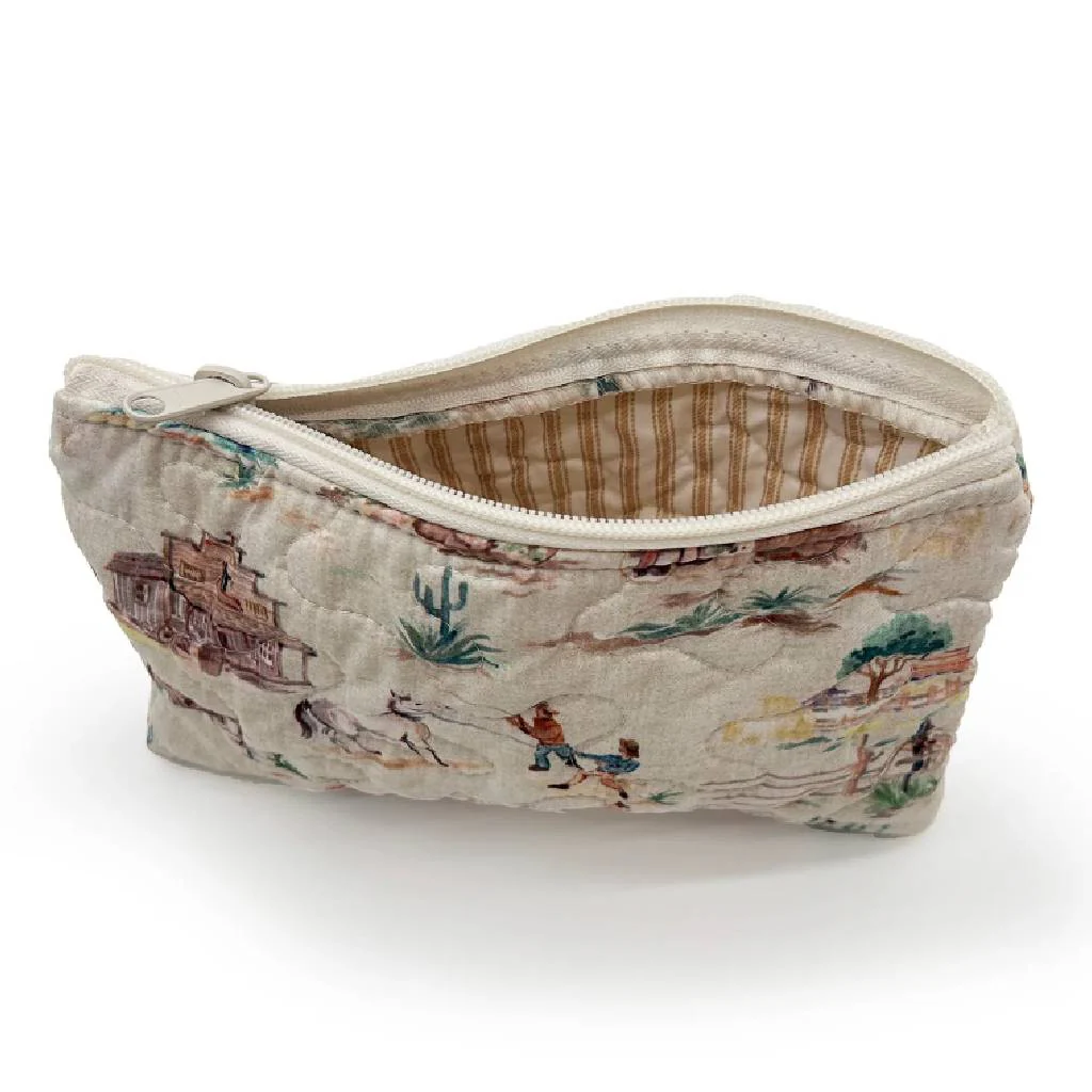 Retro Small Cowboy Makeup Bag - Image 2