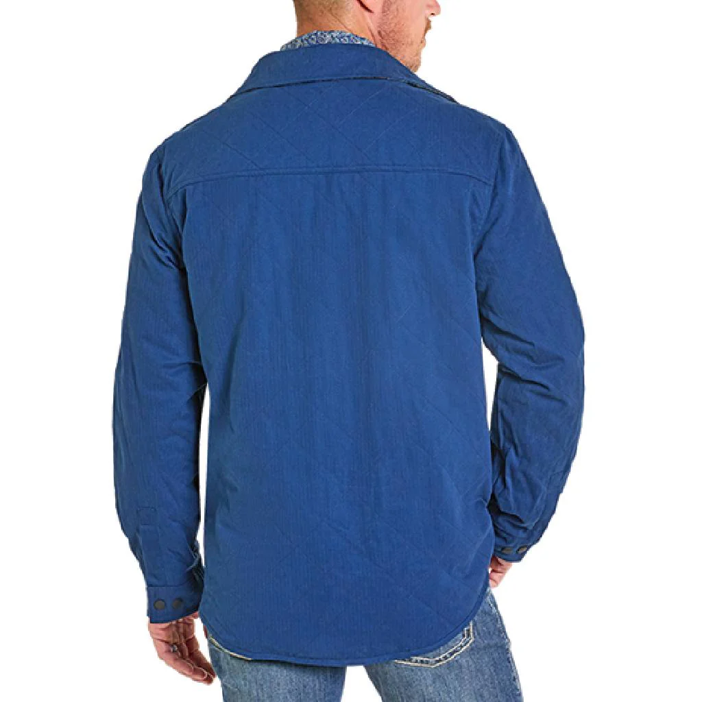 Rock & Roll Denim Men's Reversible Aztec Shirt Jacket - FINAL SALE - Image 4
