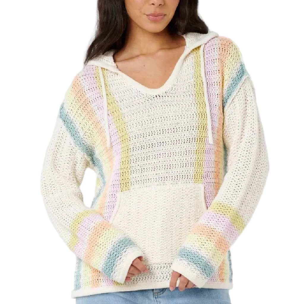 Rip Curl Women's Revival Stripe Poncho Hoodie