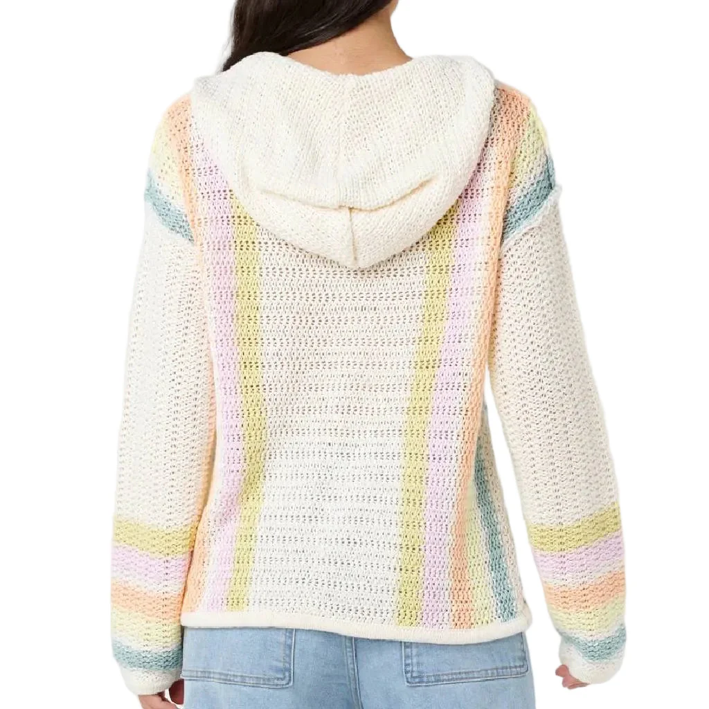 Rip Curl Women's Revival Stripe Poncho Hoodie - Image 2