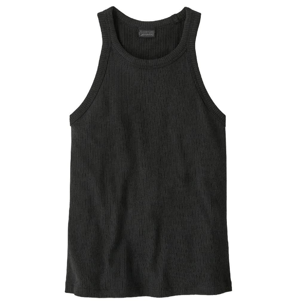Patagonia Women's Rib-Knit Tank Top - Black