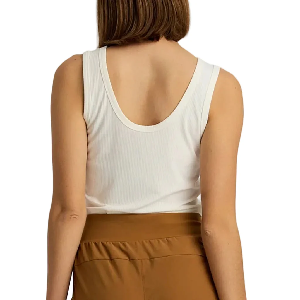 Free Fly Ribbed Bamboo Tank - Sea Salt - Image 2