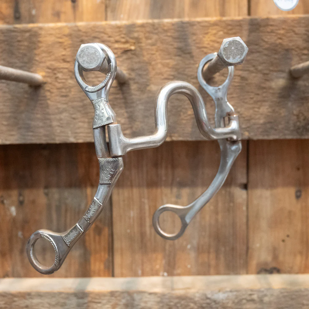 Ricky Trammell Silver Mounted Solid Port Bit