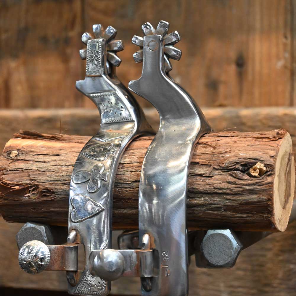 Ricky Trammell Deck of Cards Spurs 8 pt Rowels