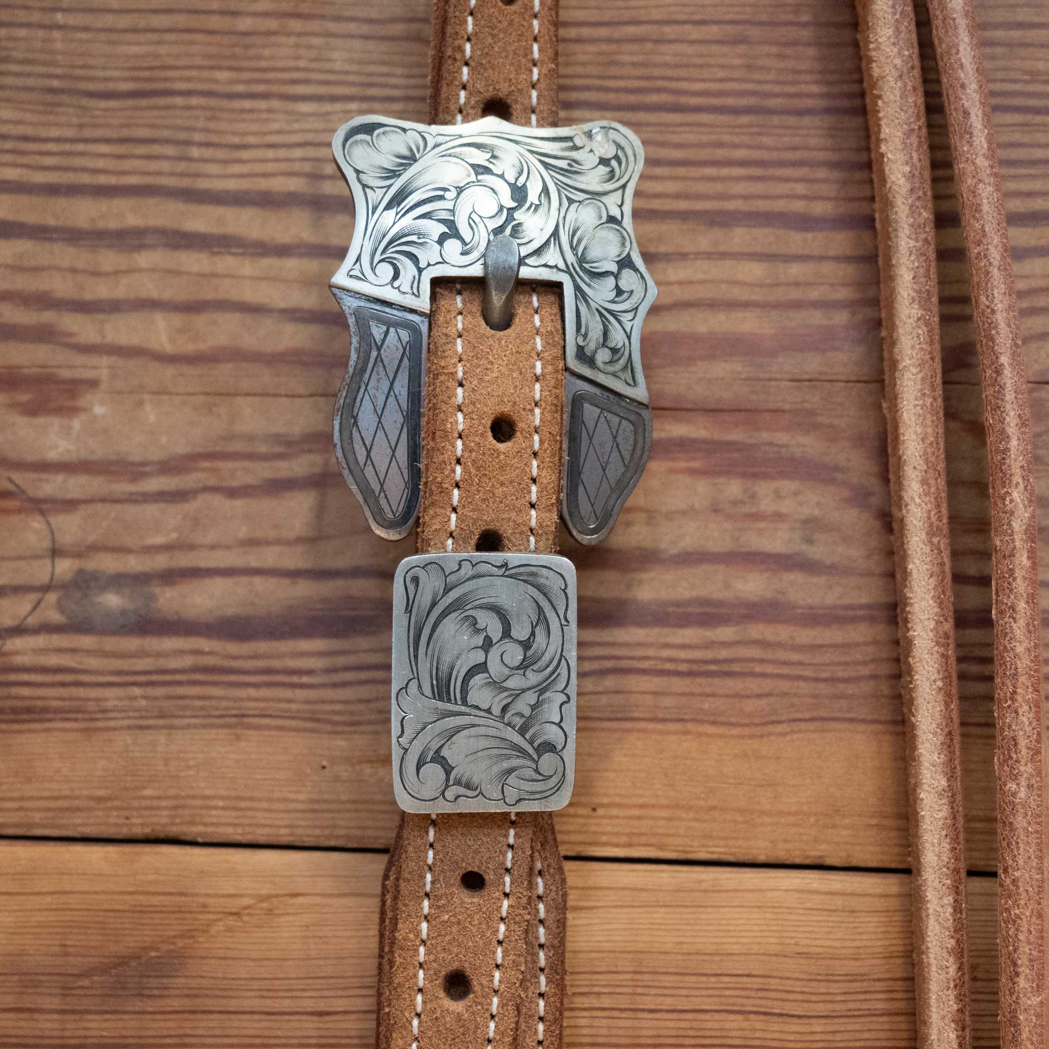 Robert Campbell Solid Port Bridle Rig w/ Split Ear Headstall - Image 4
