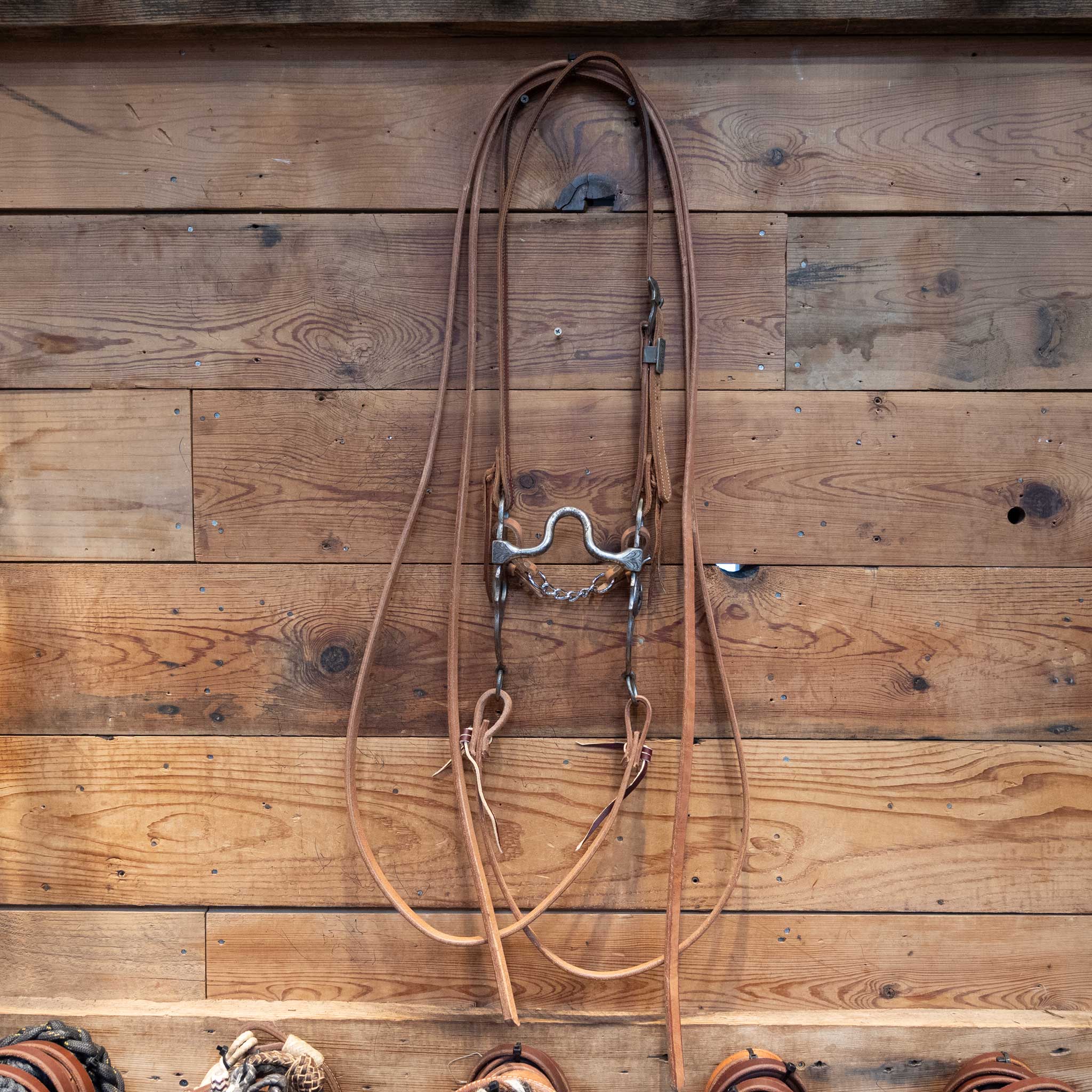 Robert Campbell Solid Port Bridle Rig w/ Split Ear Headstall - Image 7