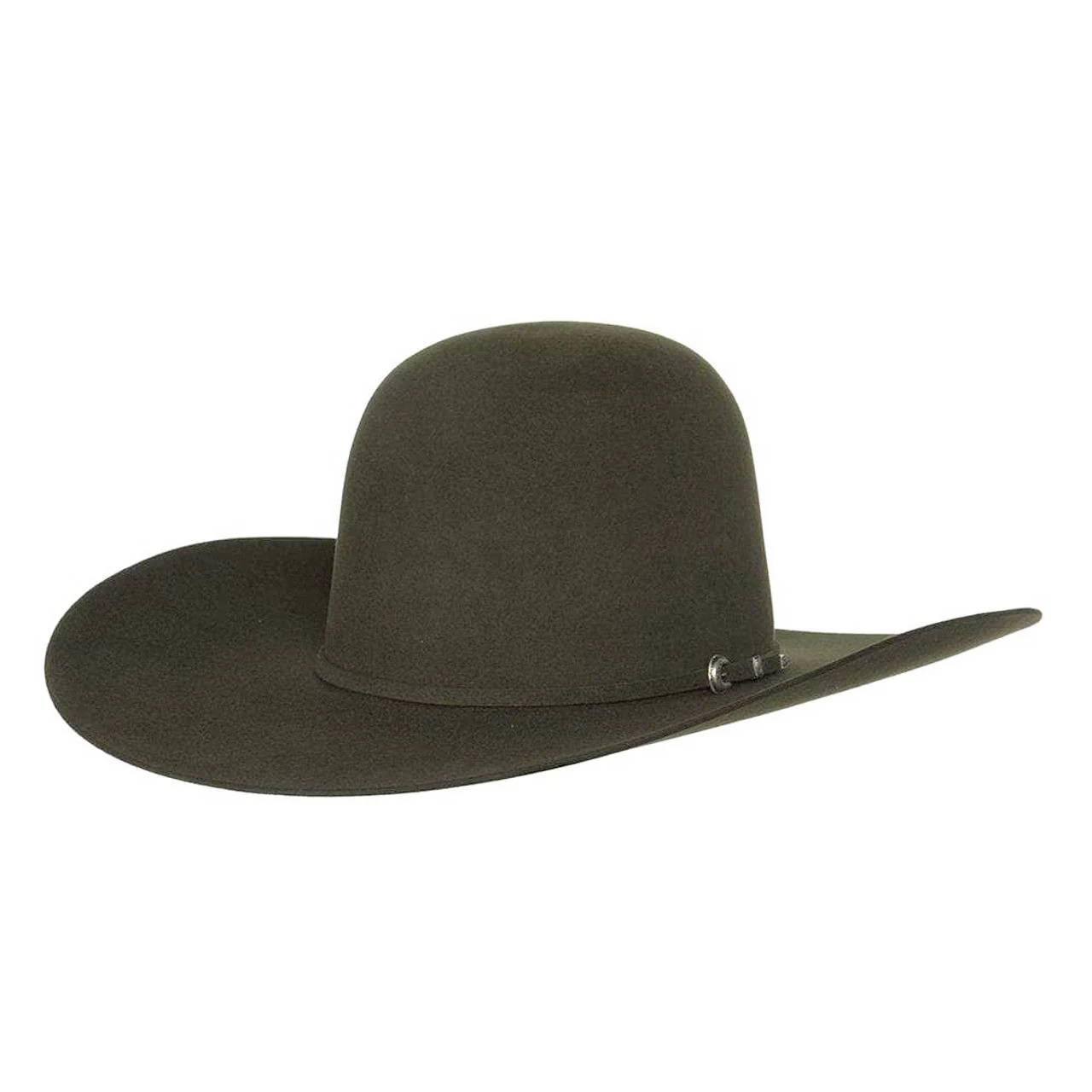 Rodeo King 7X Moss GreenOpen Crown Felt Hat - FINAL SALE