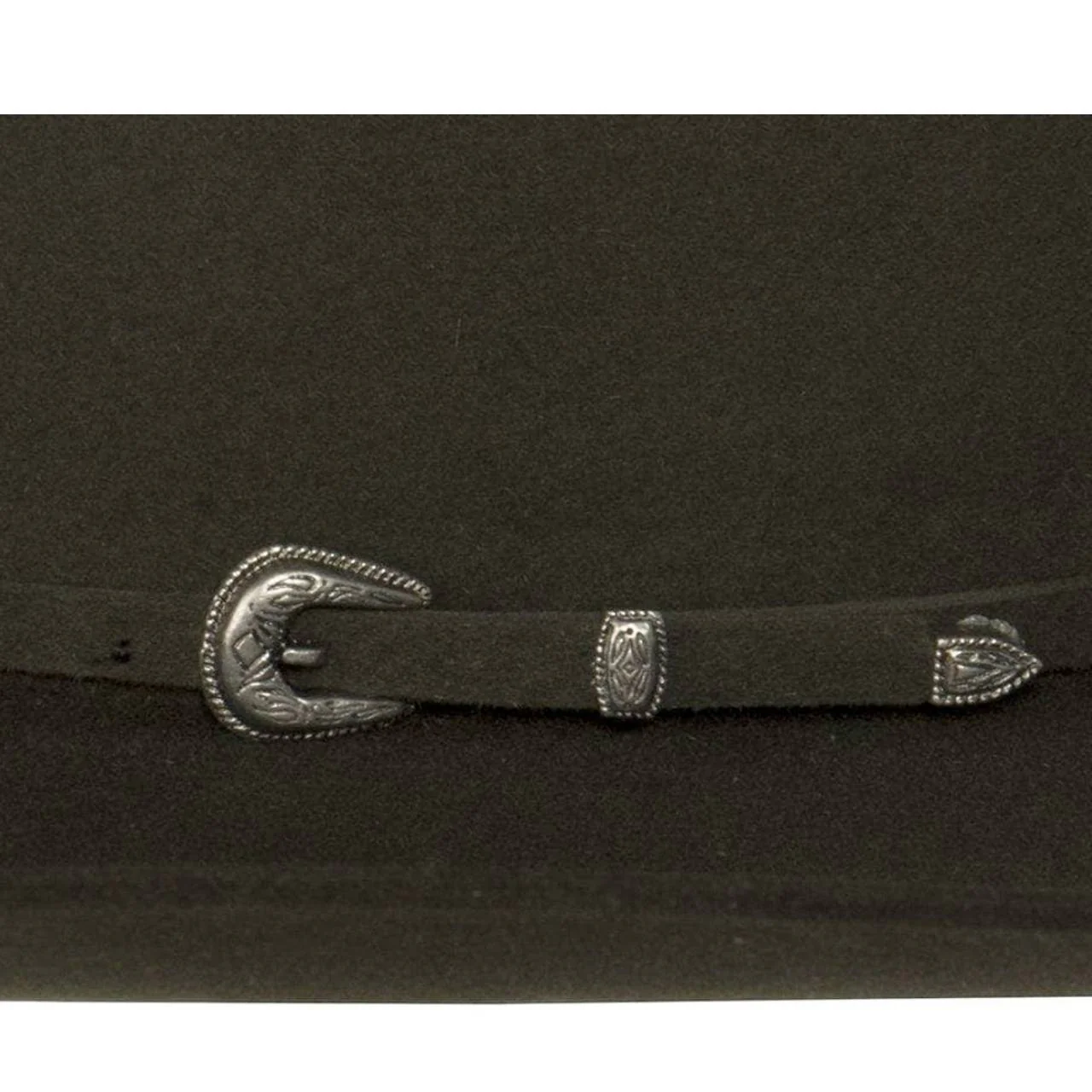 Rodeo King 7X Moss GreenOpen Crown Felt Hat - FINAL SALE - Image 2