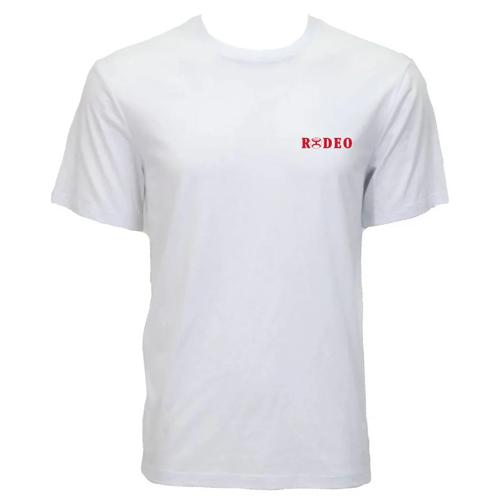 Hooey Men's Rodeo Round Up White Tee - Image 2