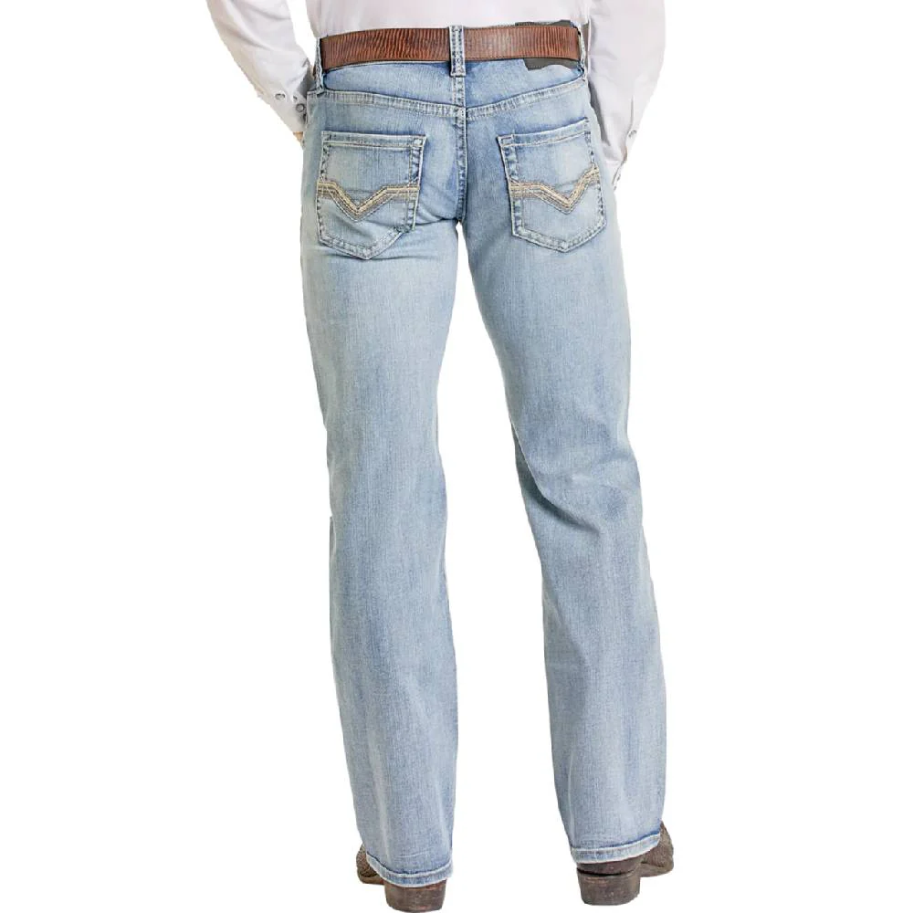 Rock & Roll Denim Men's Rope Stitch Straight Leg Jean - Image 2