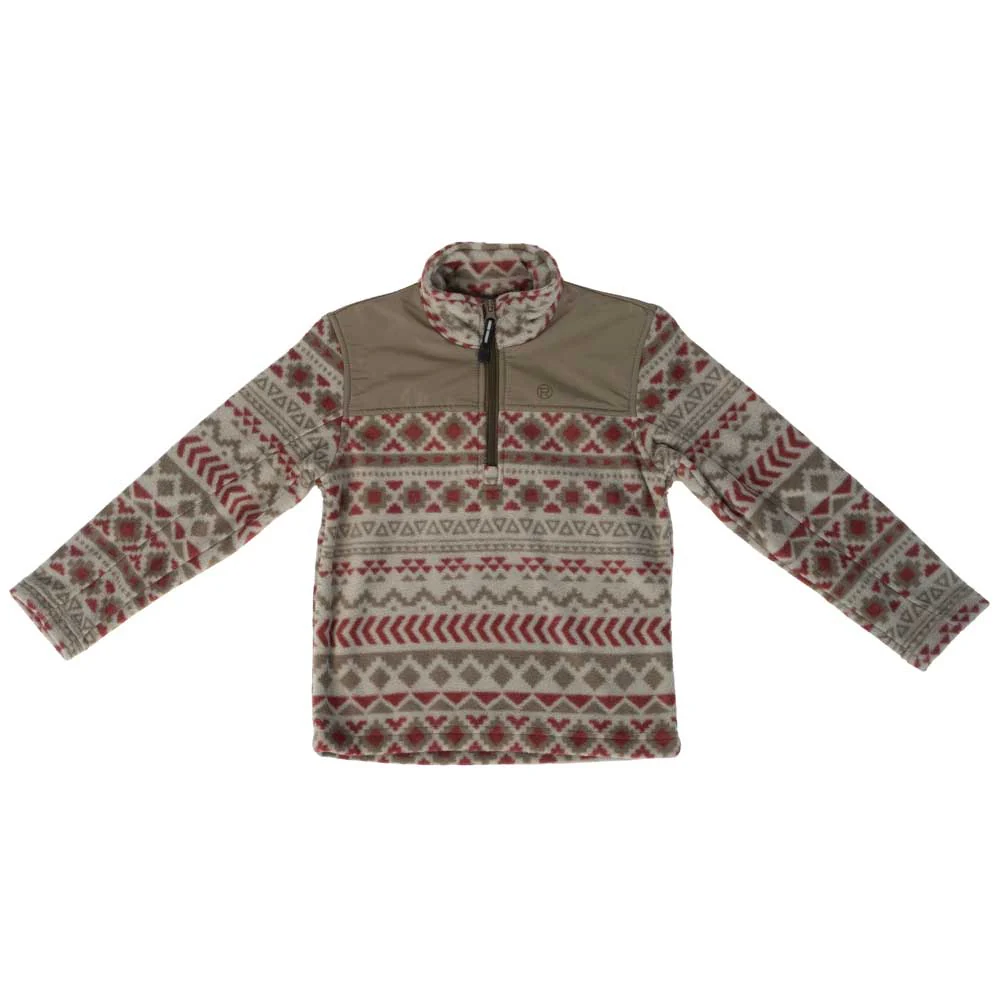 Roper Boy's Aztec Fleece Pullover