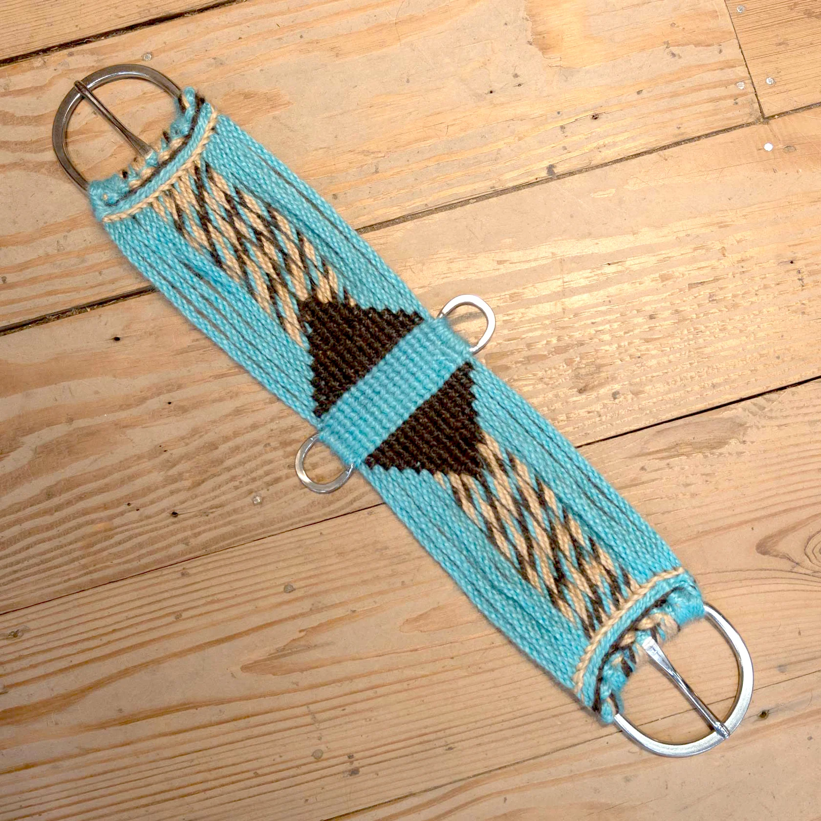 Rafter R 26" Turquoise Mohair Cinch