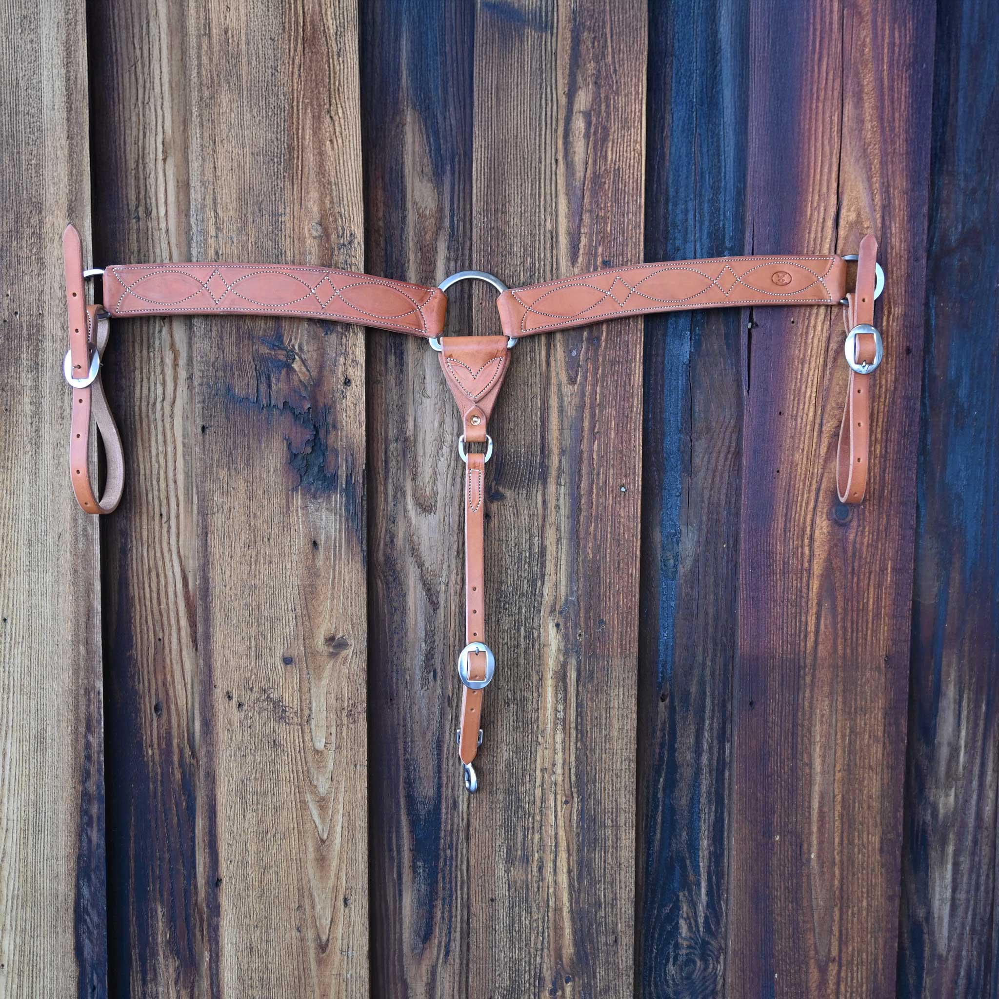 Ross Bullinger 2 1/4" 3-Piece Gunslinger Stitch Breast Collar 101 - Image 2