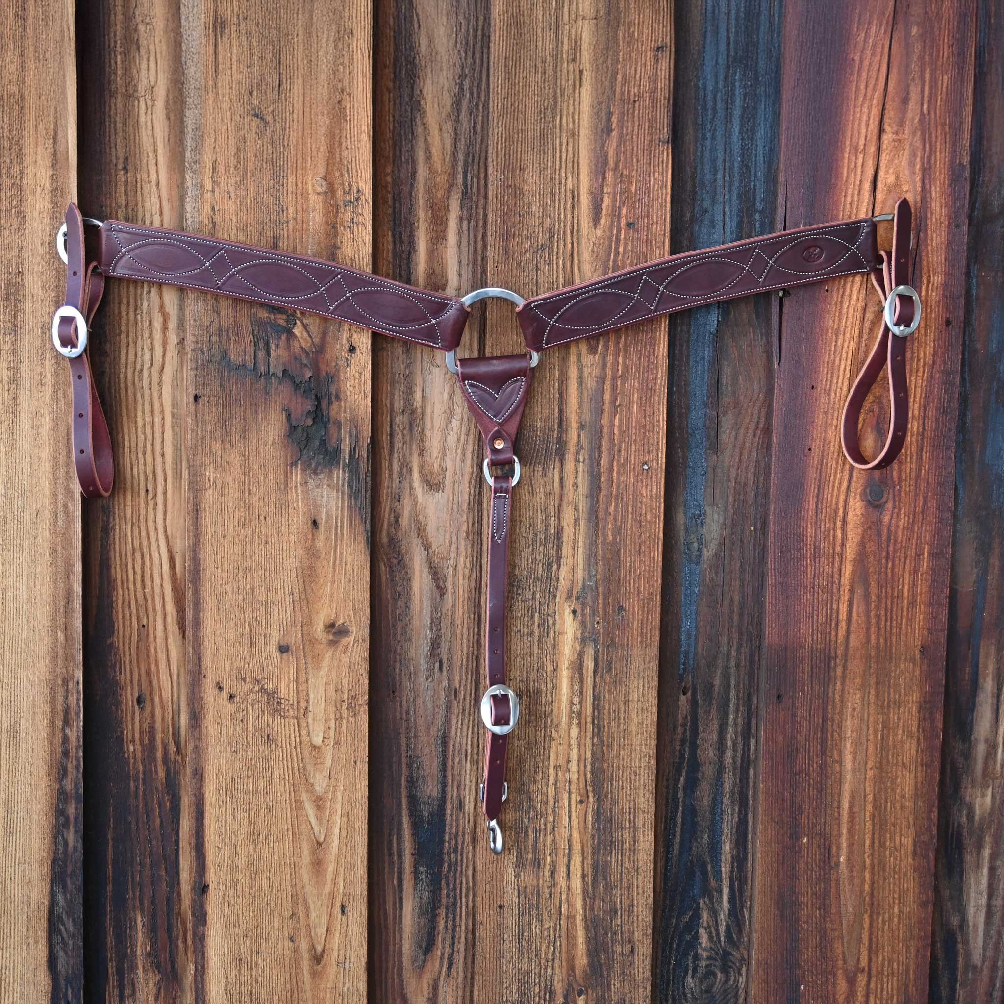 Ross Bullinger 2 1/4" 3-Piece Gunslinger Stitch Breast Collar 106 - Image 2