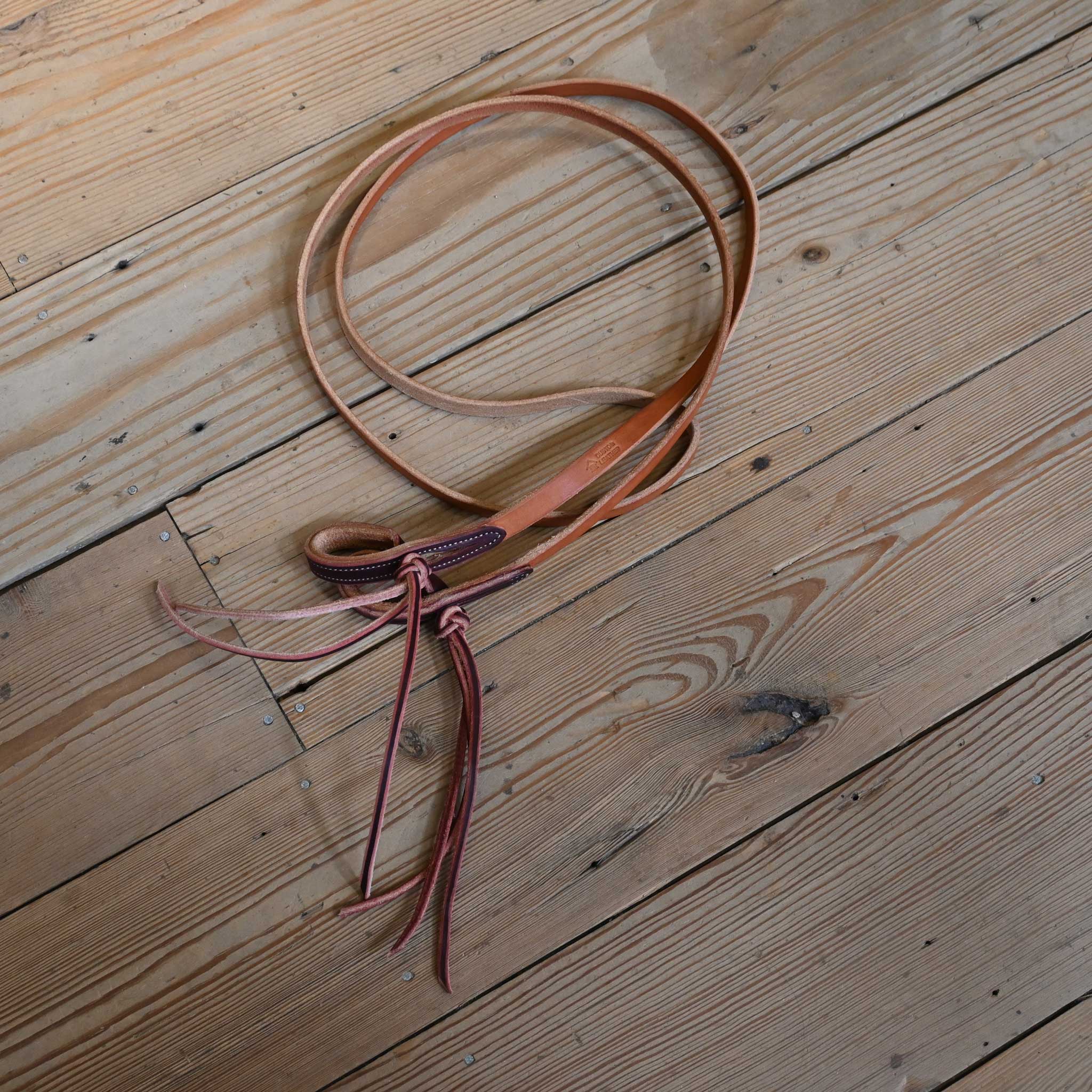 Ross Bullinger 7' 2" Roping Reins w/Pinapple Knots