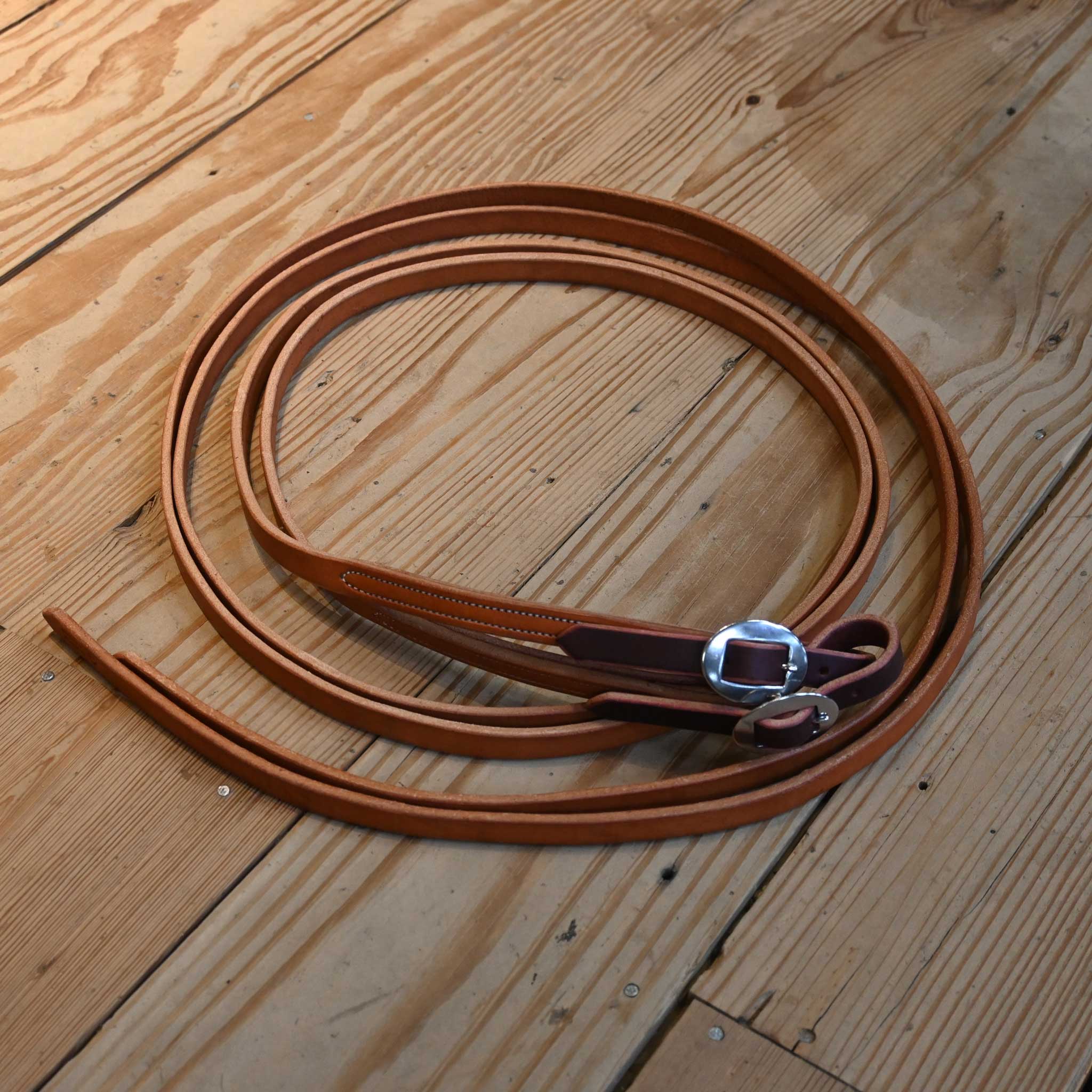 Ross Bullinger 8' 8" Leather Split Reins 102 - Image 3