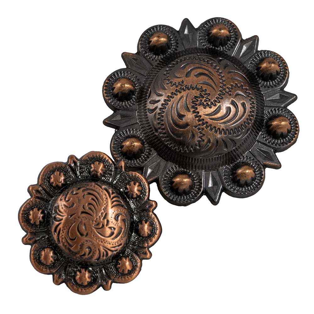 Rust Copper Berry Concho - Image 2