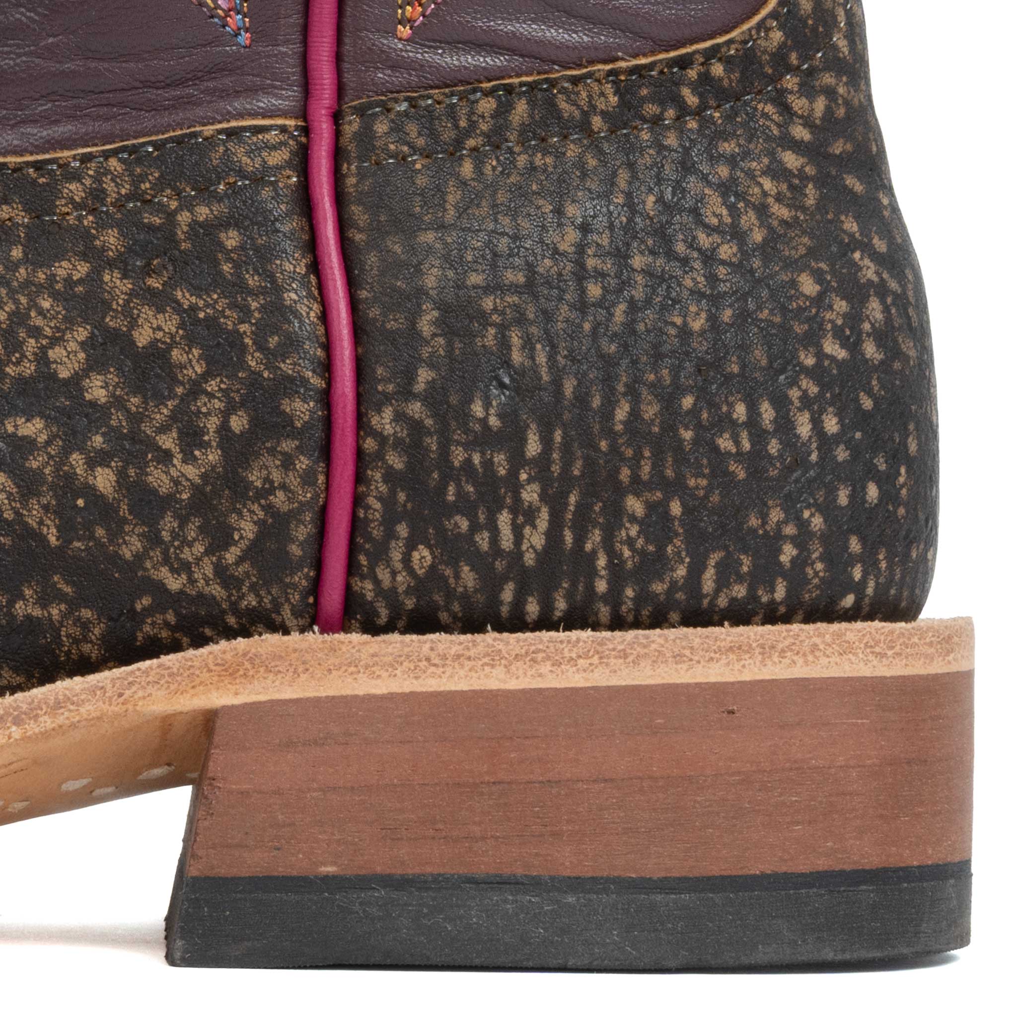 Anderson Bean Women's Rust Safari Giraffe Western Boot - Image 3