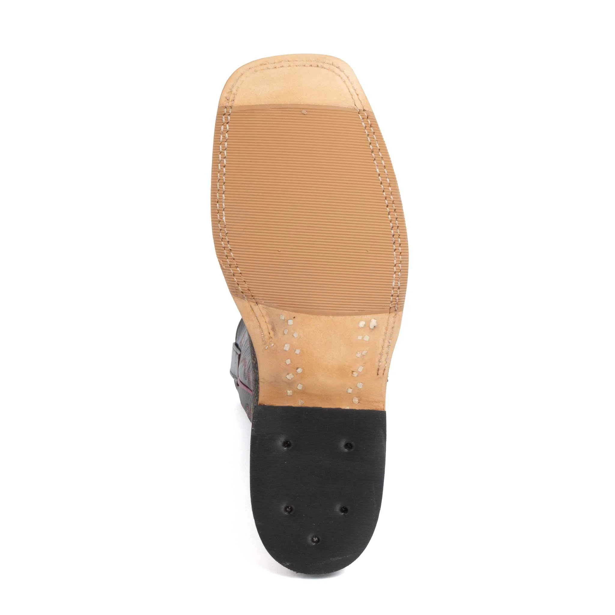 Anderson Bean Women's Rust Safari Giraffe Western Boot - Image 4