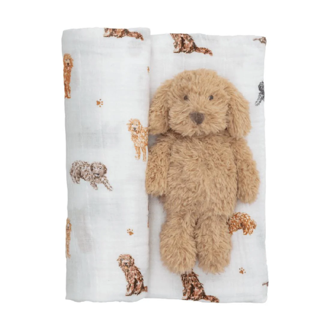 Mud Pie Doodle Swaddle/Rattle Set - Image 2