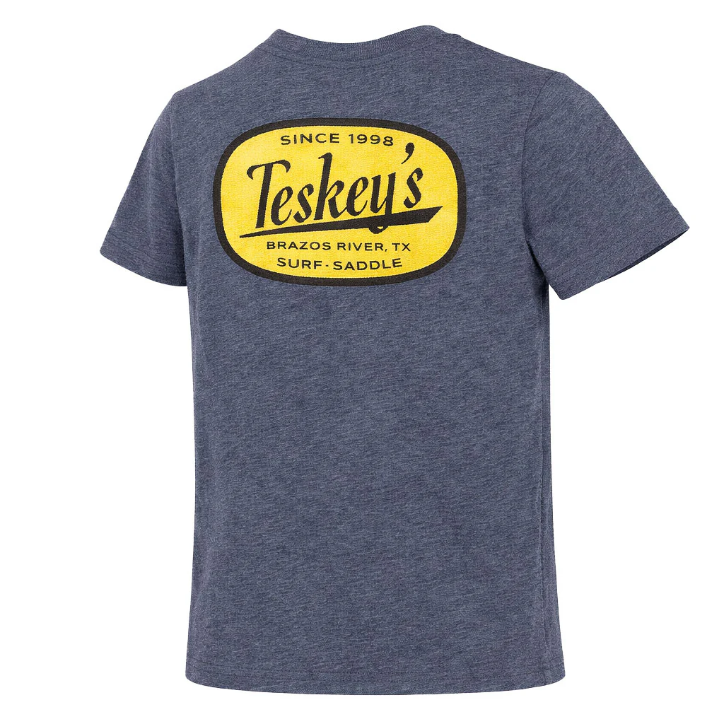 Teskey's Youth Brazos River Tee - Navy
