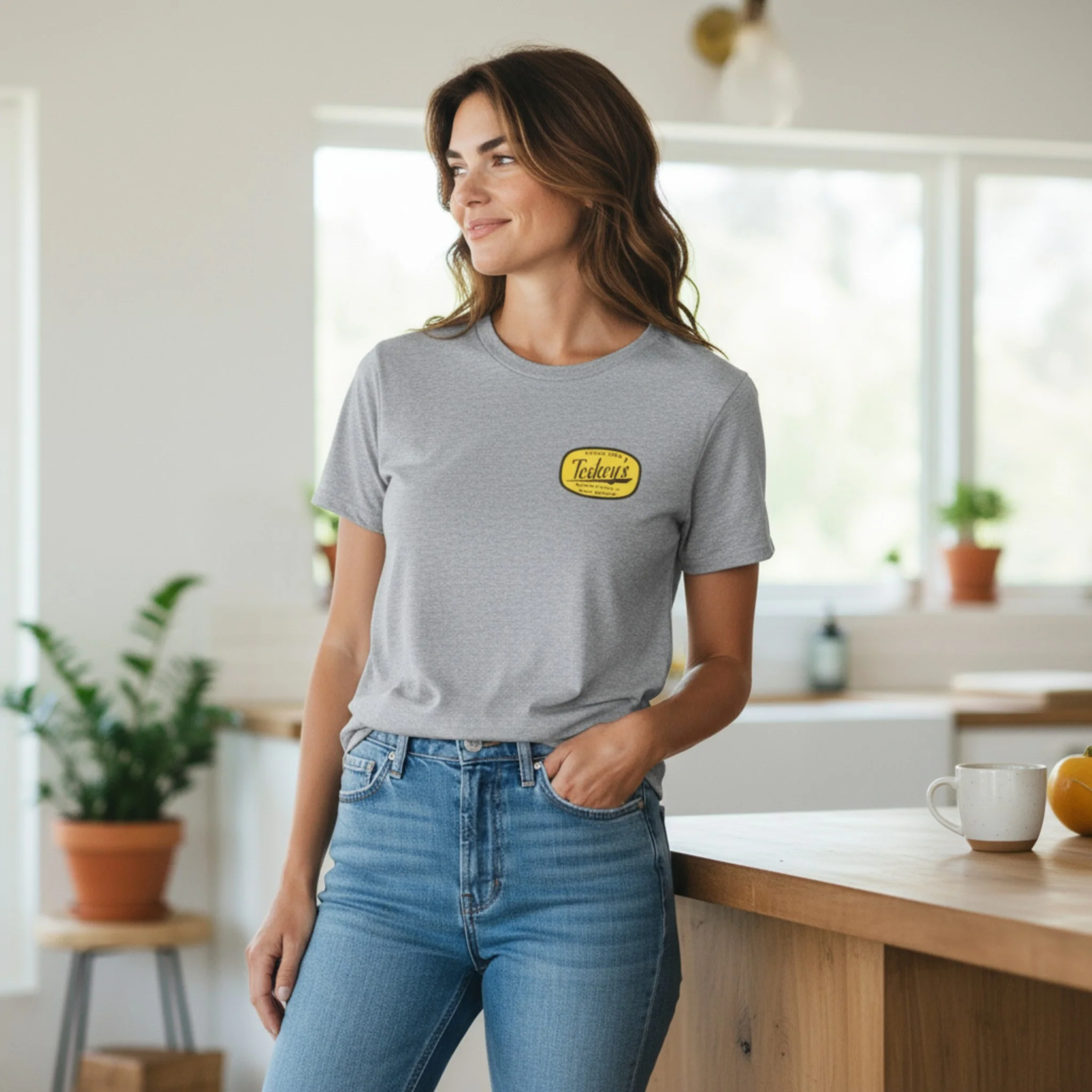Teskey's Brazos River Tee - Premium Heather - Image 4