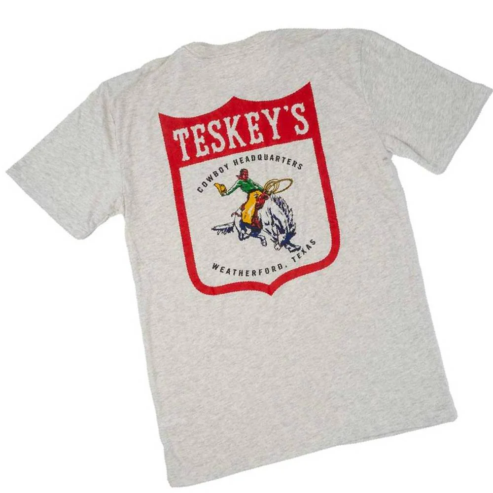 Teskey's Back Number Tee - Oatmeal - Image 3