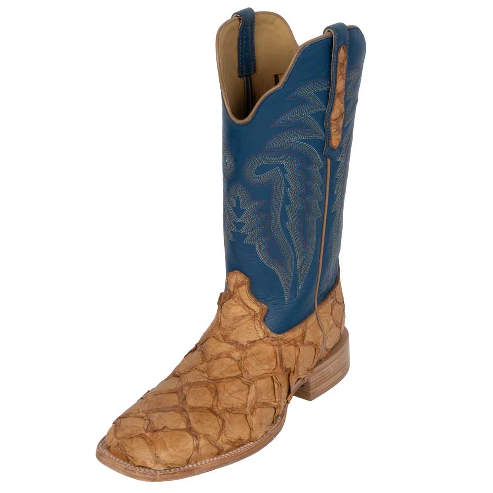 R. Watson Men's Tan Big Bass Square Toe