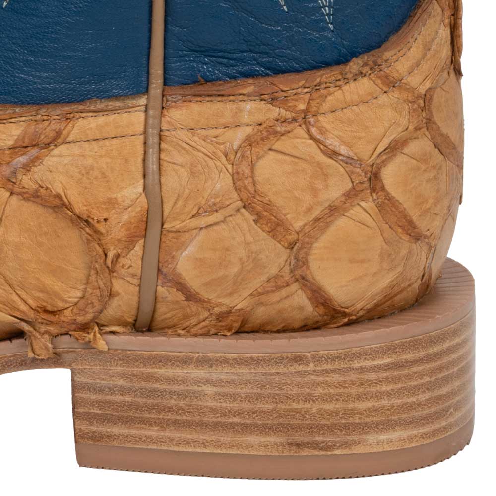 R. Watson Men's Tan Big Bass Square Toe - Image 2