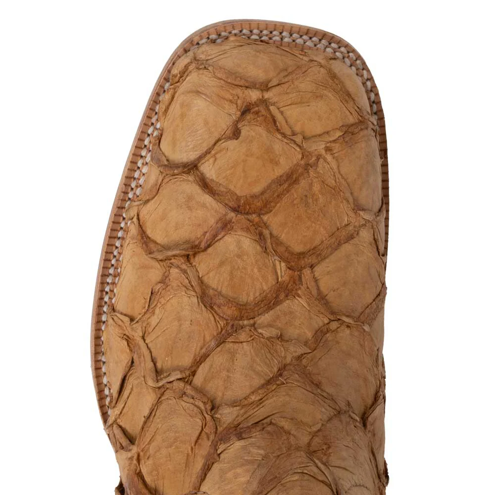 R. Watson Men's Tan Big Bass Square Toe - Image 3
